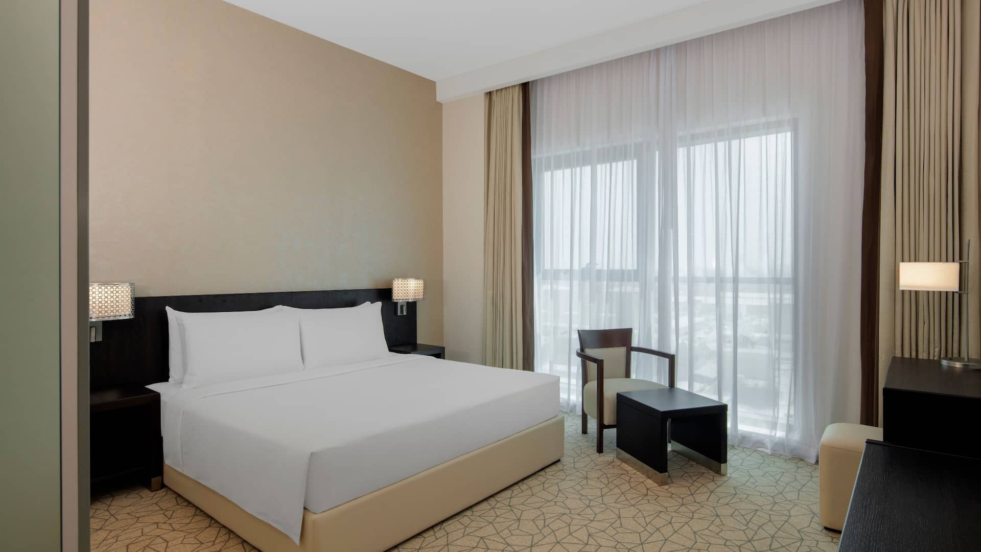 Hyatt Place Dubai Jumeirah Two Bedroom Suite Bedroom