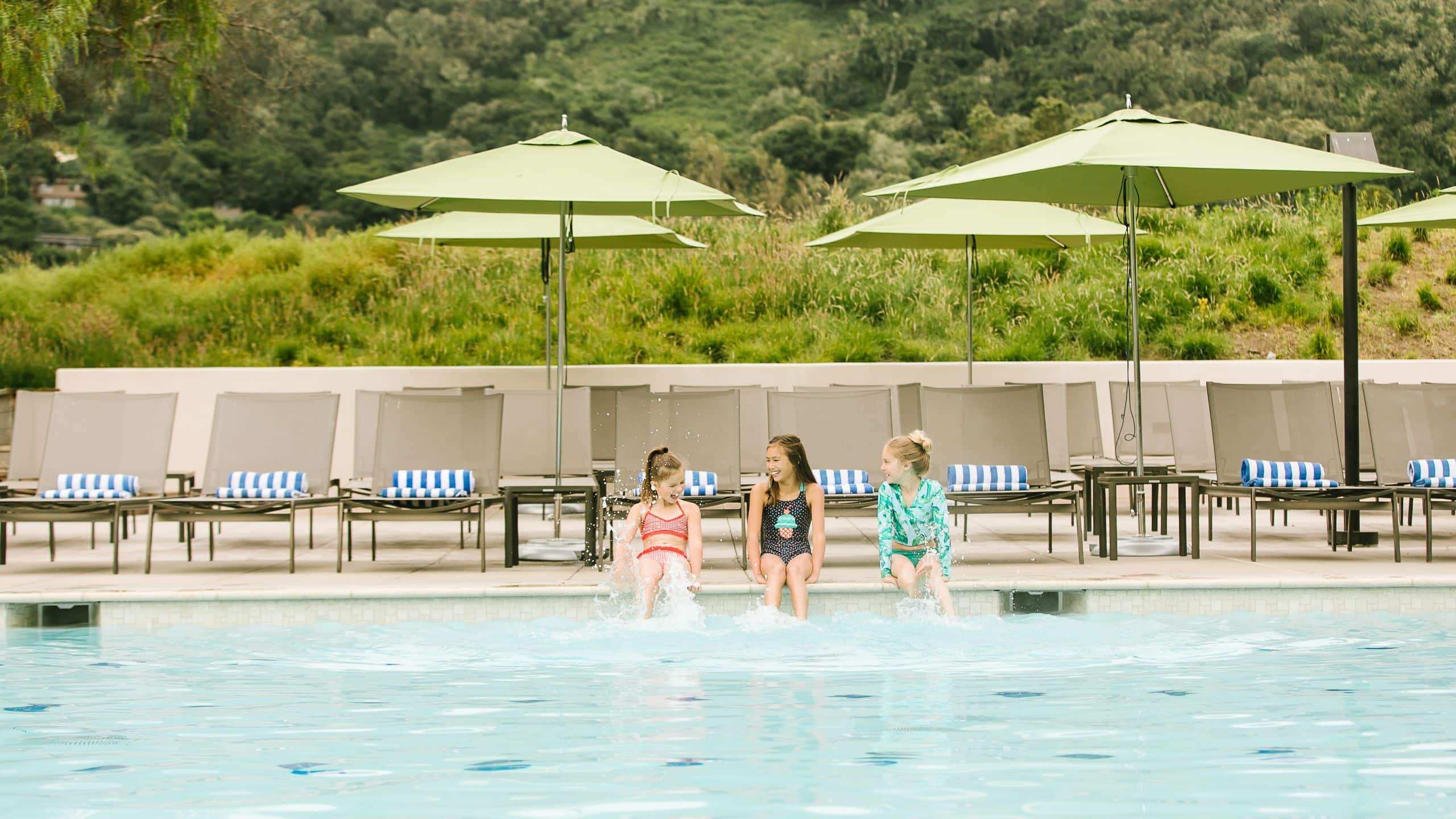 Carmel Valley Ranch Lifestyle River Ranch Girls at Pool