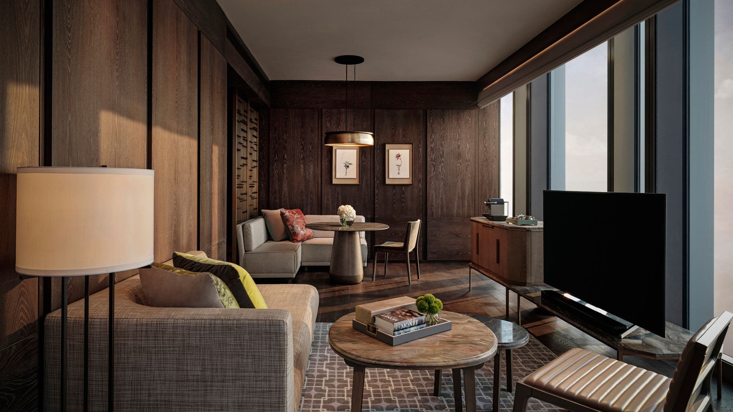 Park Hyatt Shenzhen Park Skyline View Suite Living Room