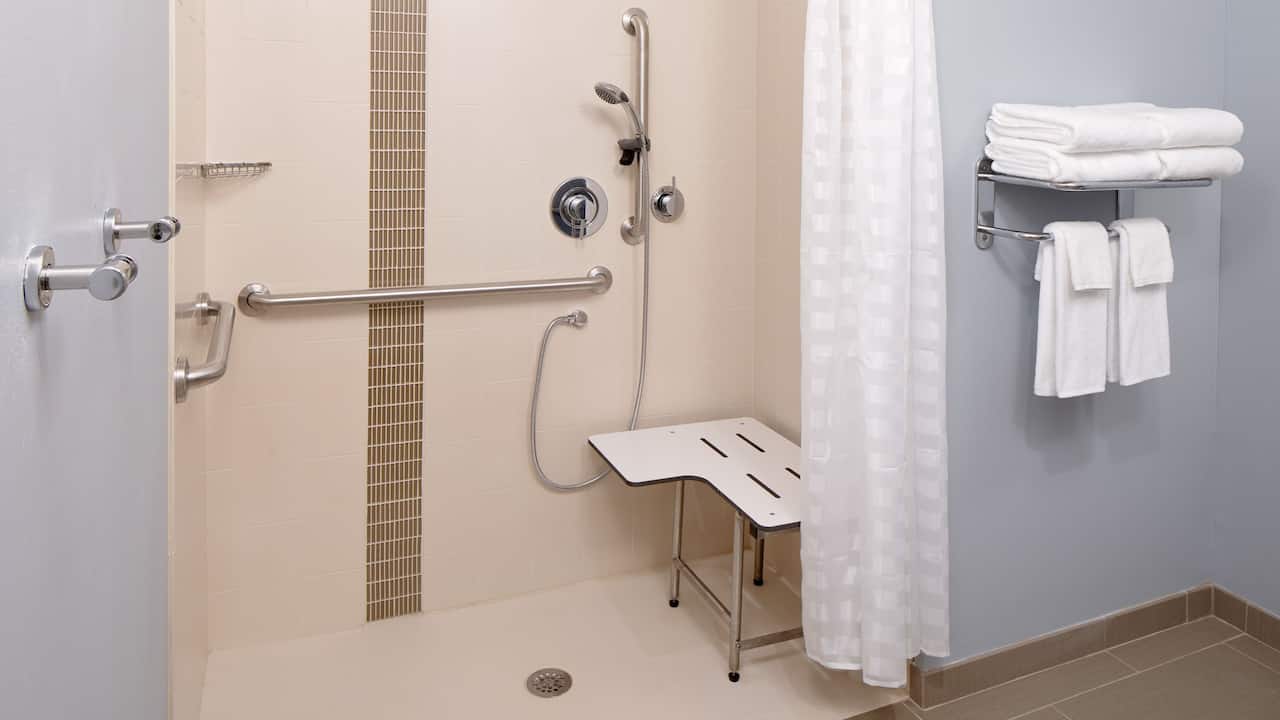 ACCESSIBLE BATHROOM AND SHOWER