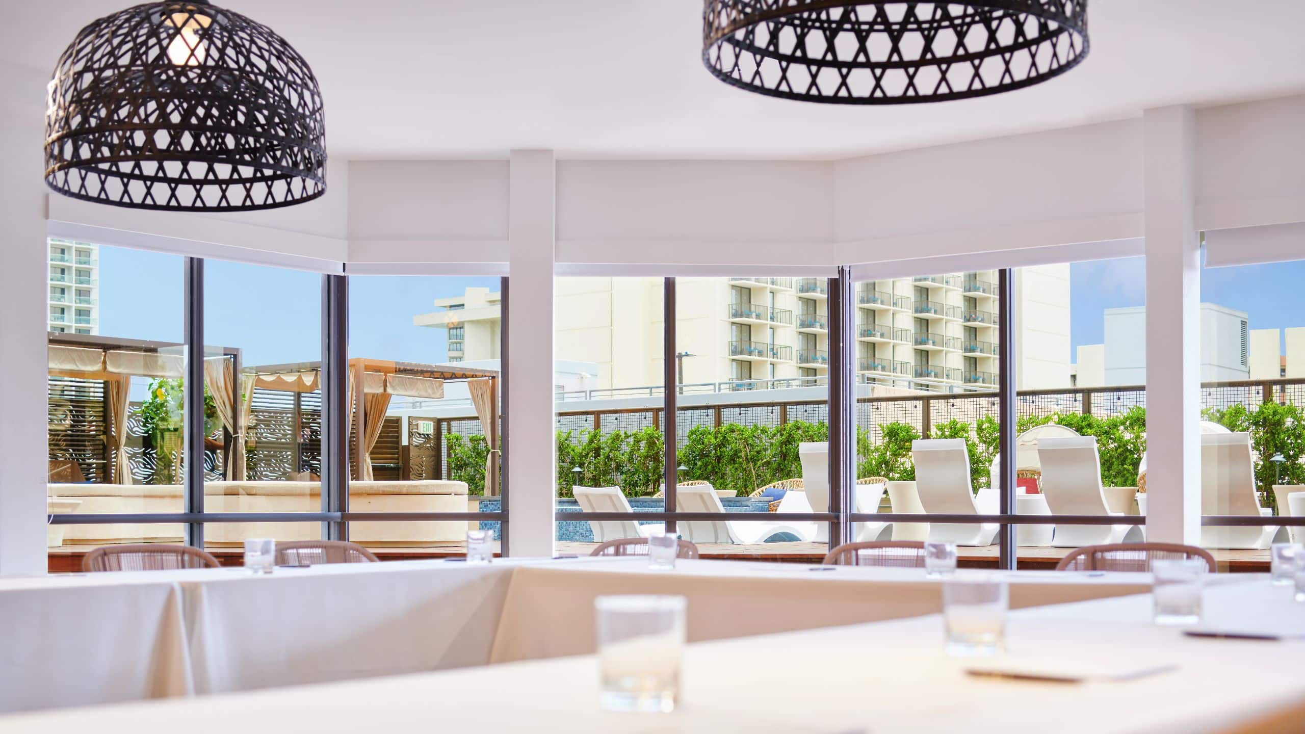 Hyatt Centric Waikiki Beach Lanai Restaurant Conference Room