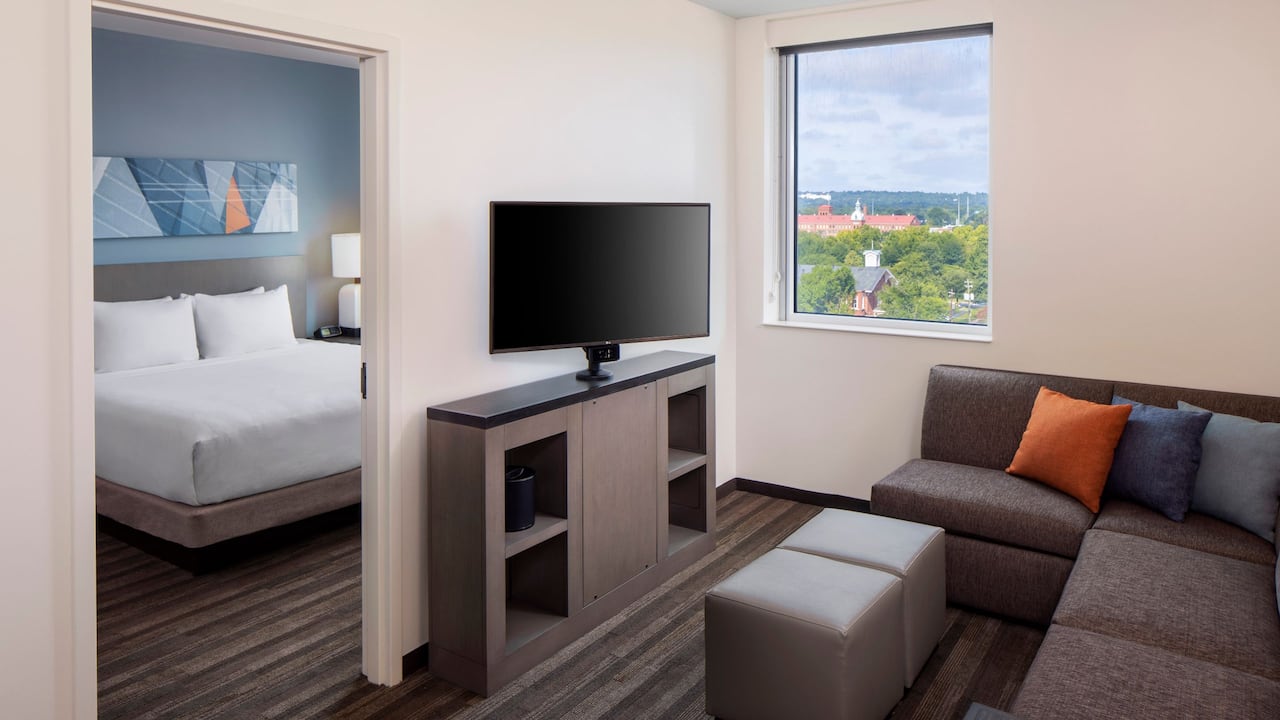 king bedroom suite with ipad