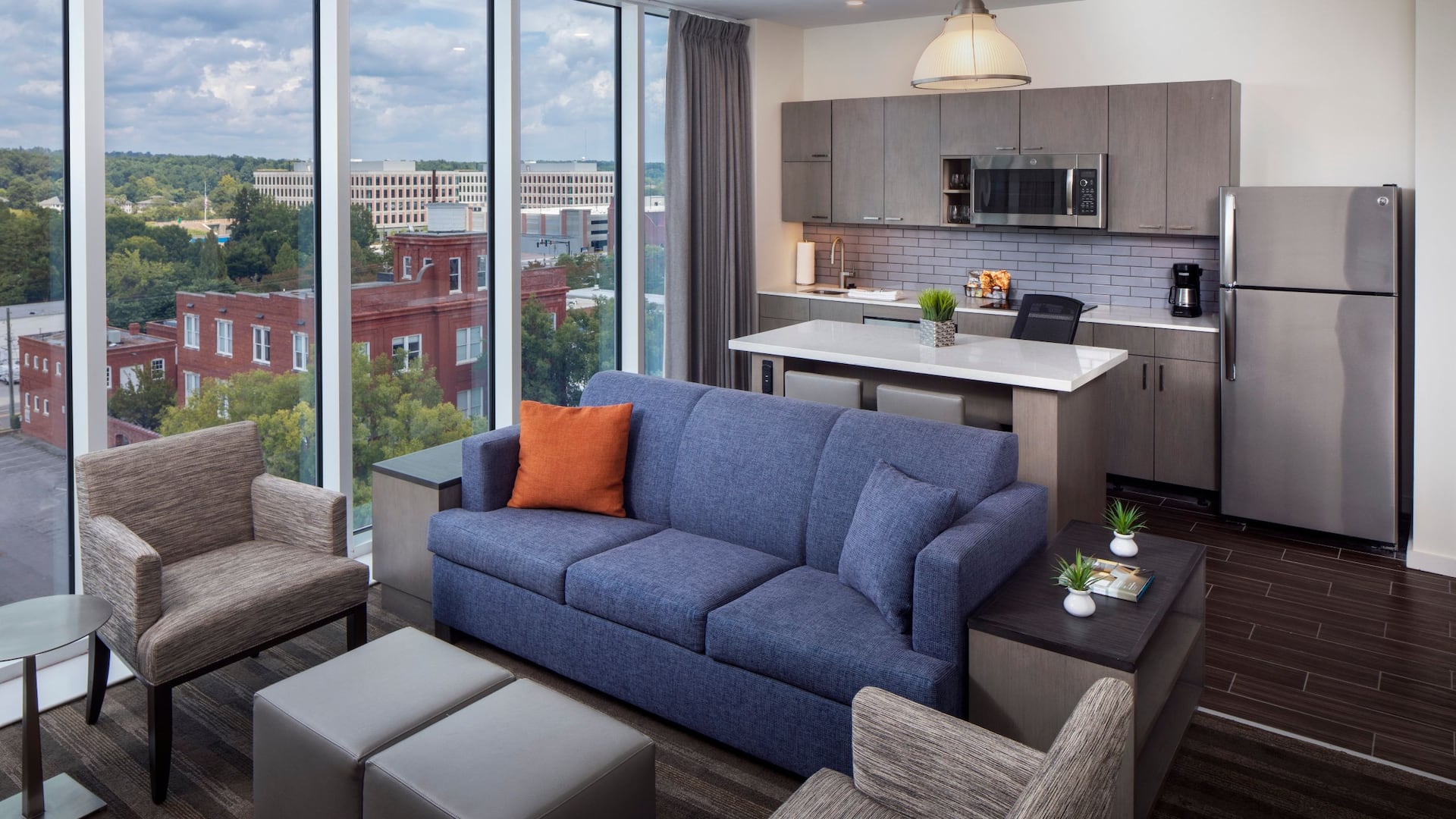 Hyatt House Augusta / Downtown Two Bedroom Living Area