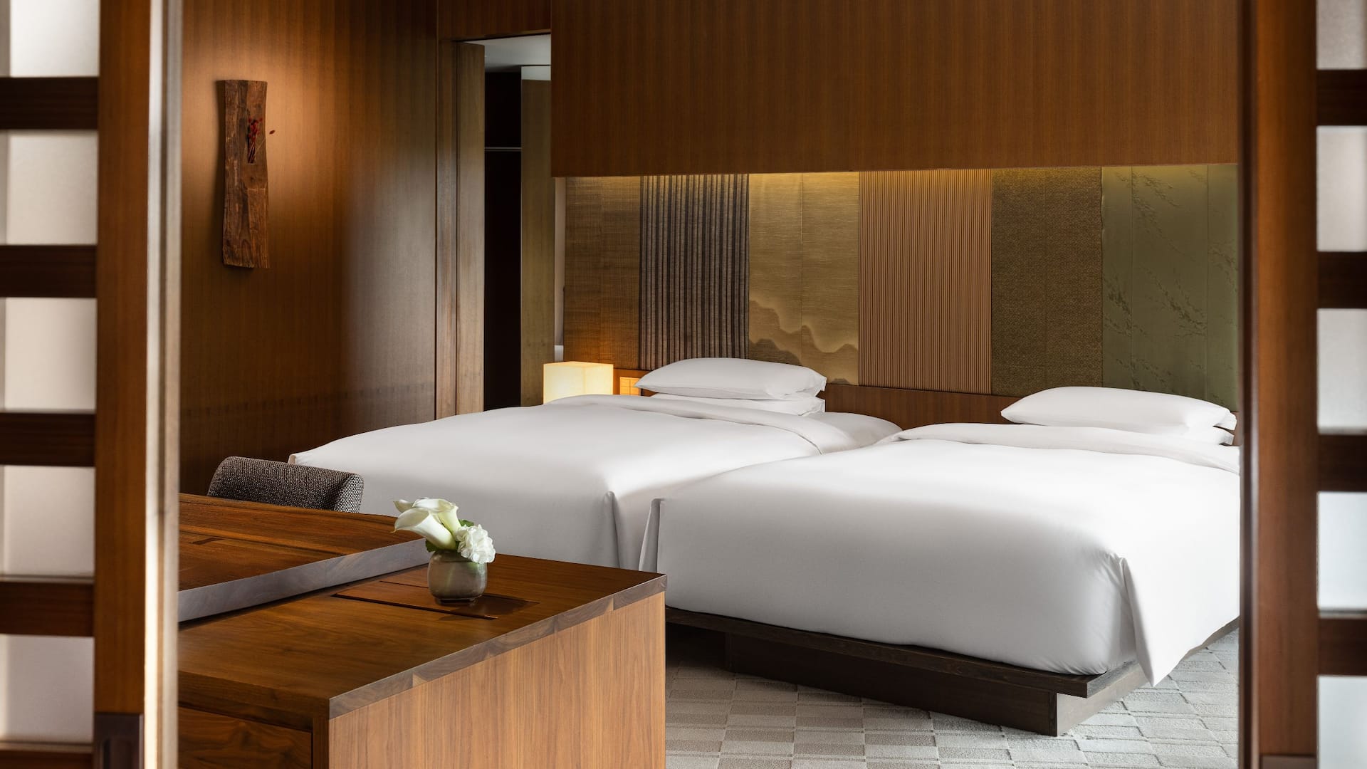 Hyatt Regency Kyoto Twin Suite Bedroom