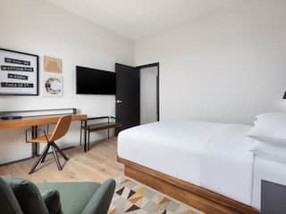 Hyatt Centric Mountain View Queen Suite Bedroom