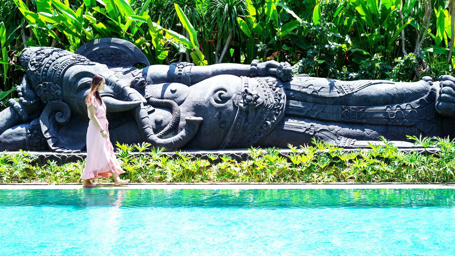 Hyatt Regency Bali Shankha Pool Ganesh Statue