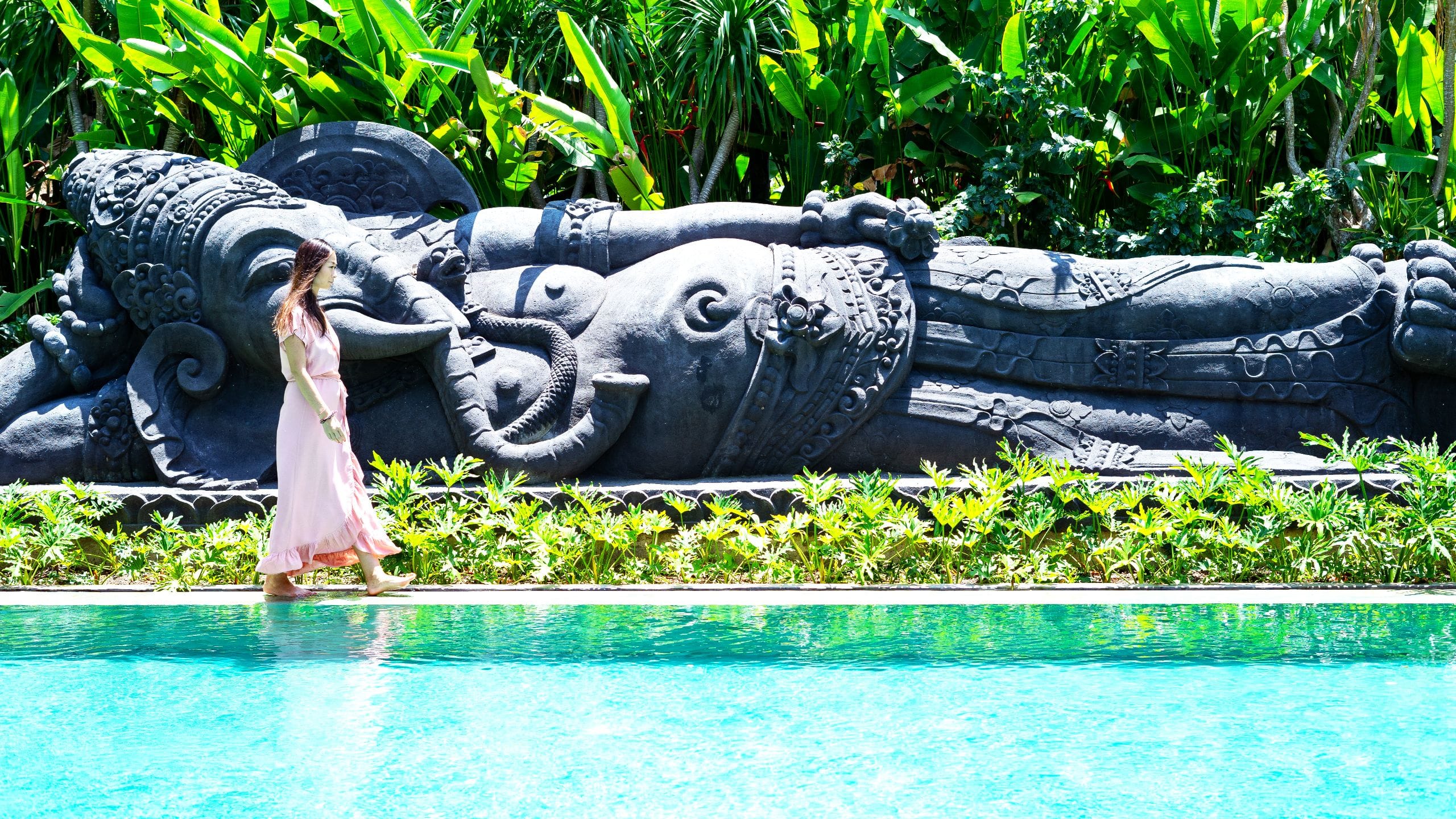 Hyatt Regency Bali Shankha Pool Ganesh Statue