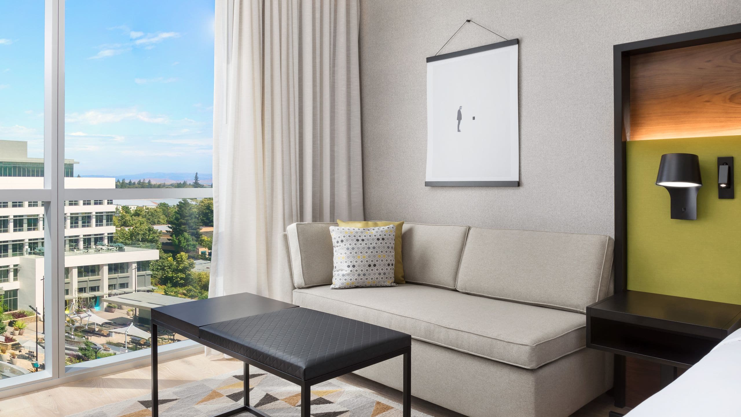 Hyatt Centric Mountain View King Guestroom Couch