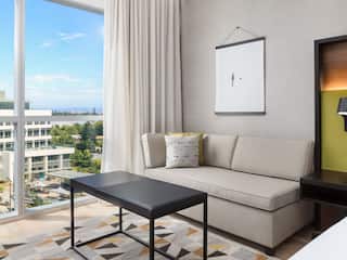 Hyatt Centric Mountain View King Guestroom Couch