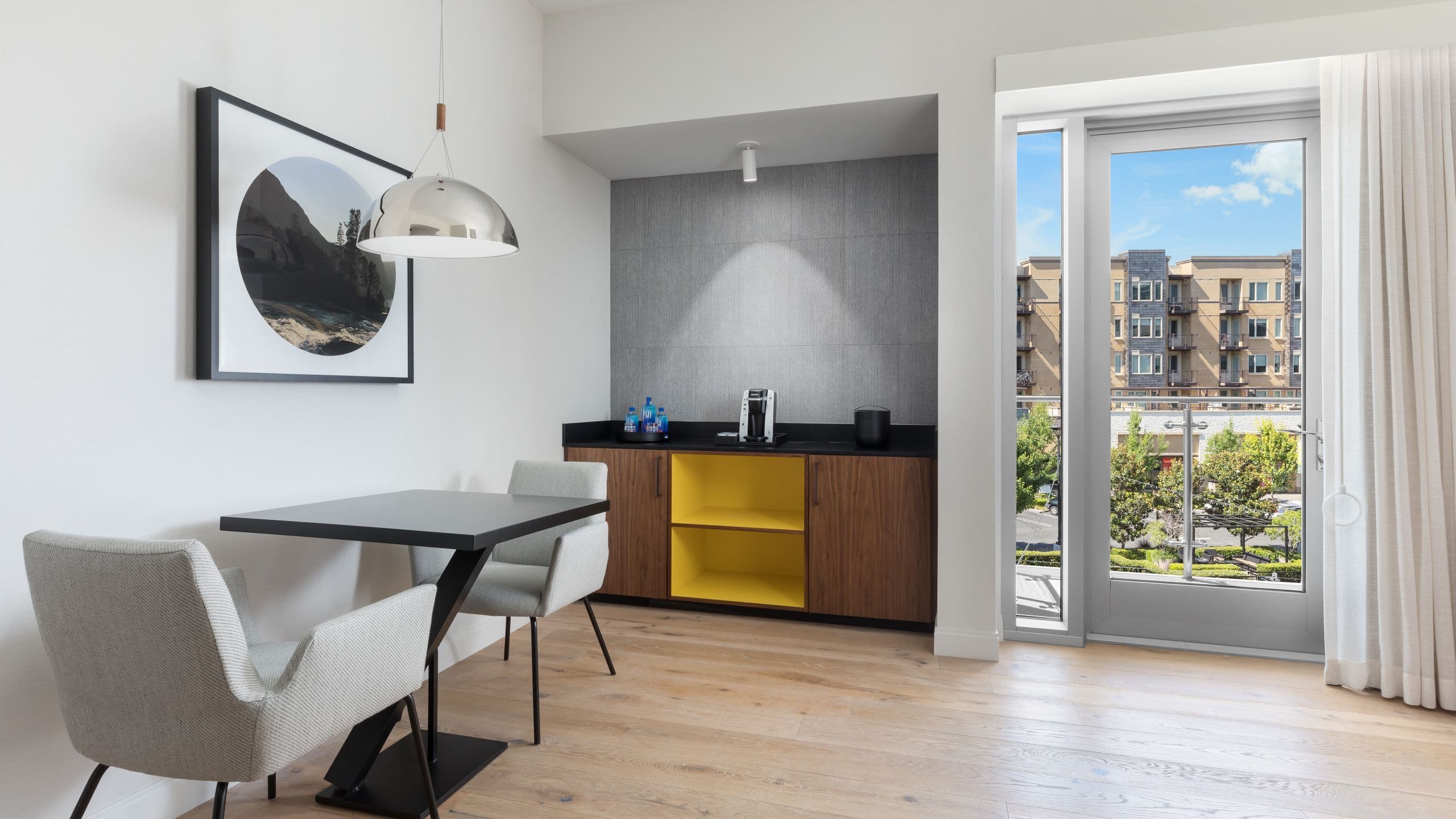 Hyatt Centric Mountain View Suite Kitchen Open Door