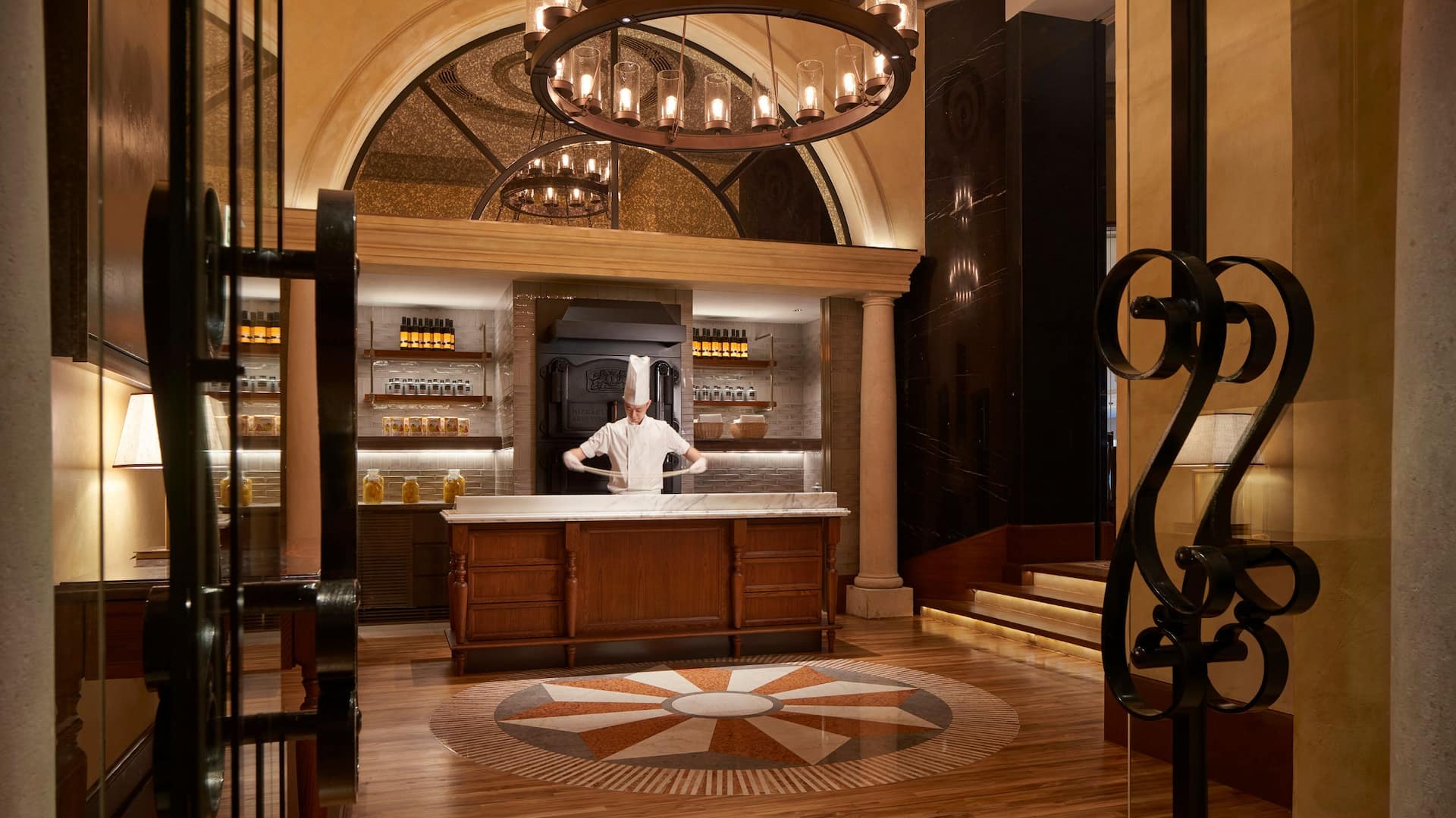 Grand Hyatt Hong Kong Grissini Entrance with Chef