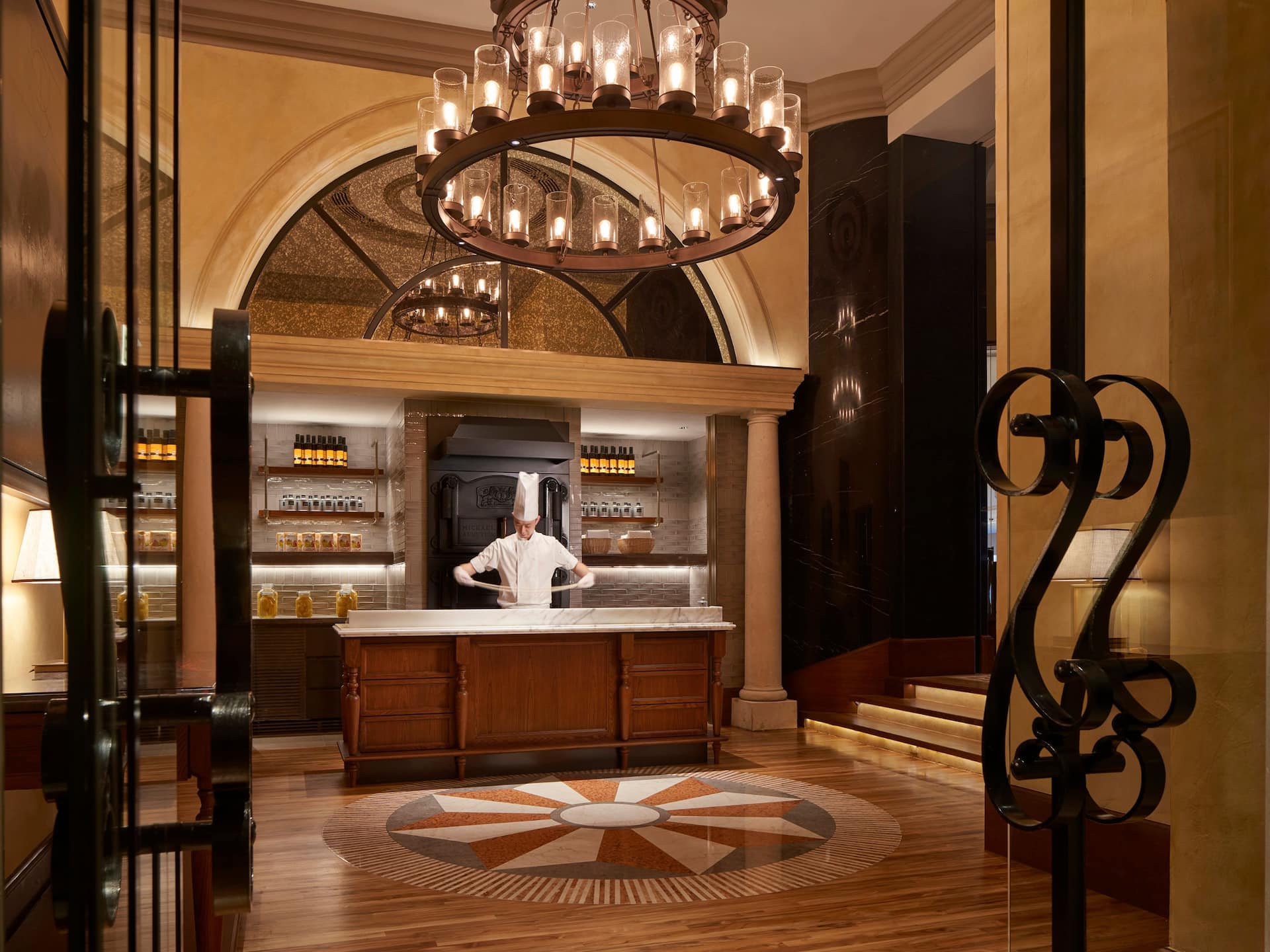 Grand Hyatt Hong Kong Grissini Entrance with Chef
