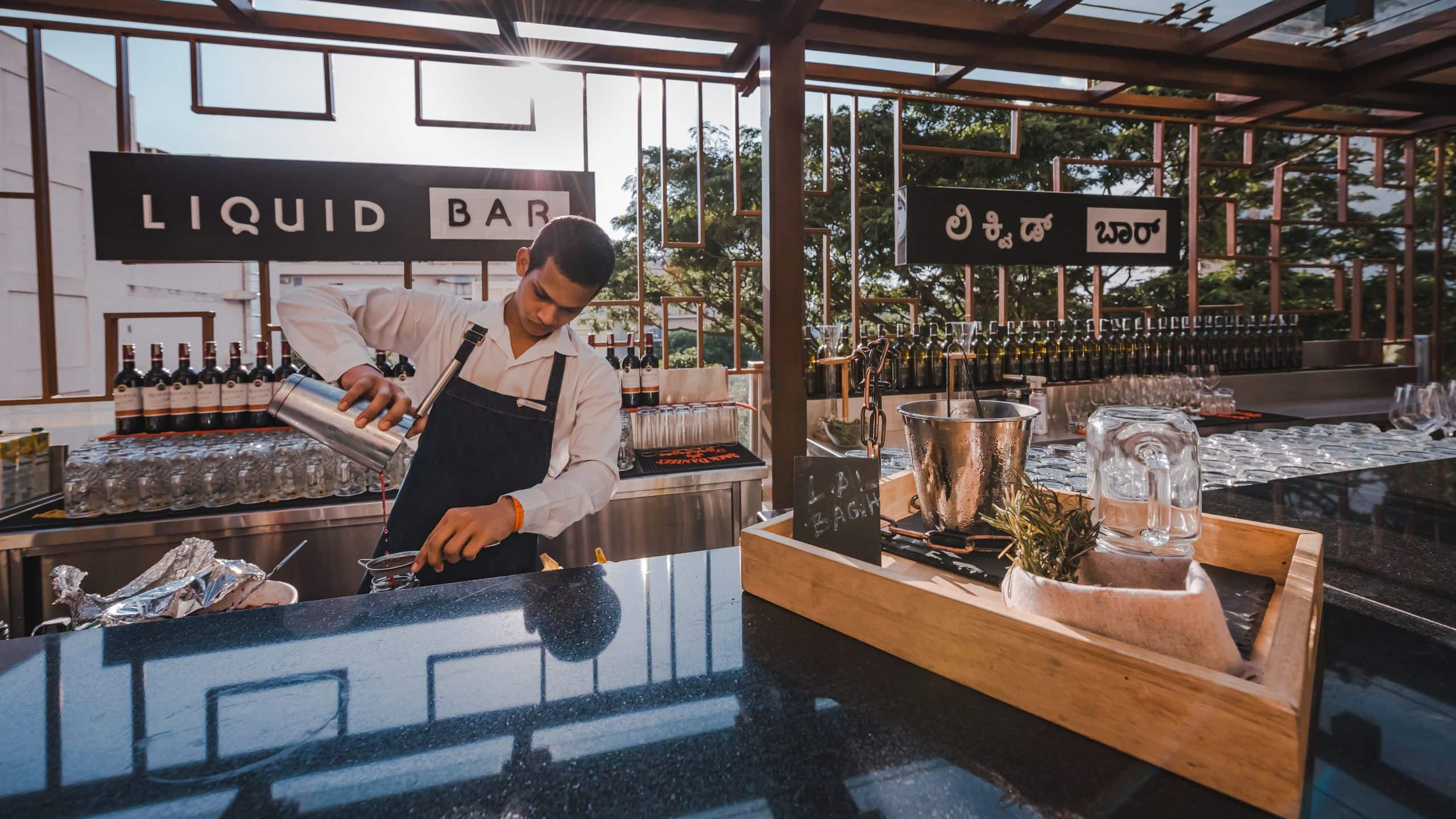 Hyatt Centric MG Road Bangalore Liquid Bar Bartender