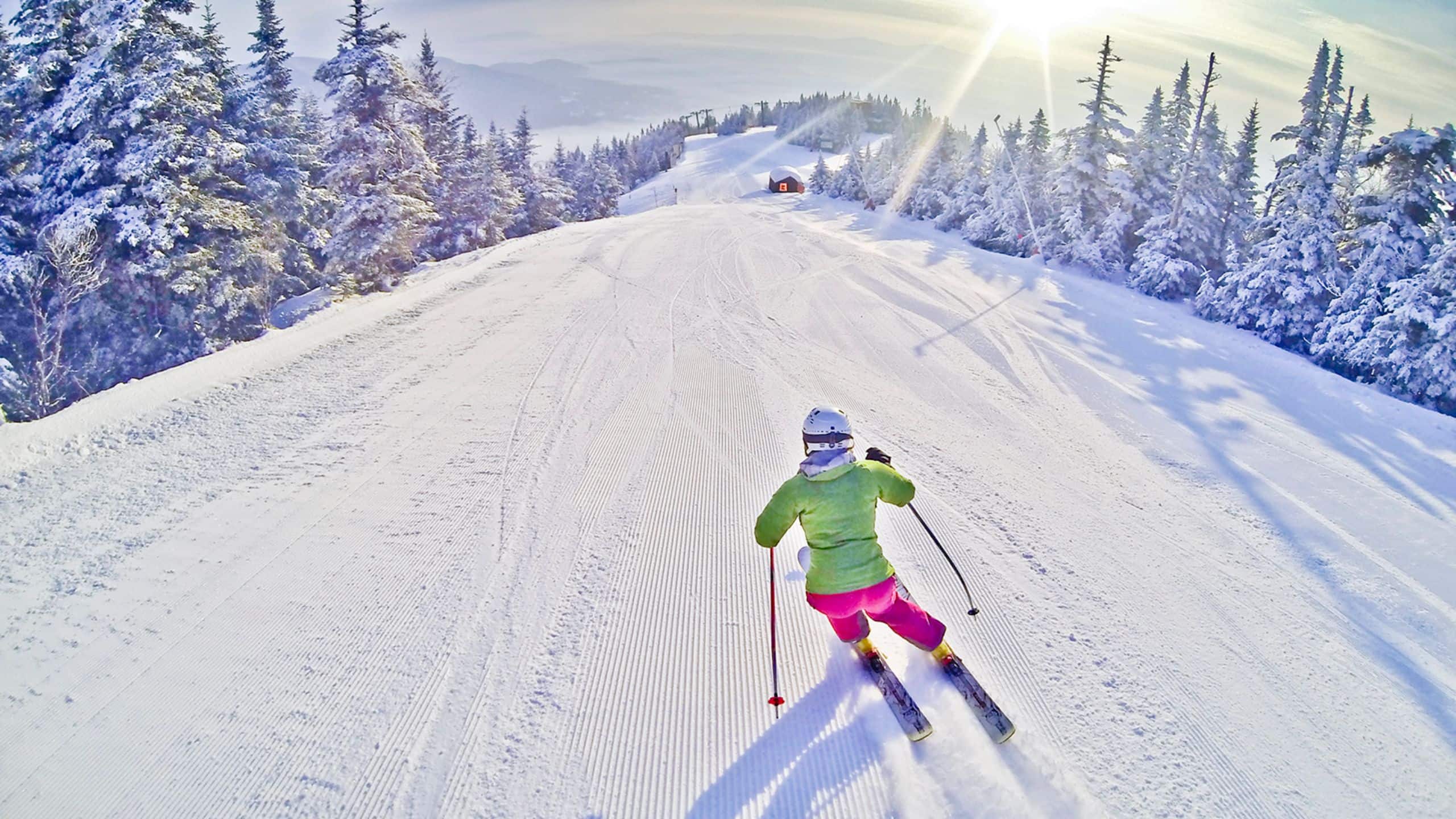 The Lodge at Spruce Peak Skiing