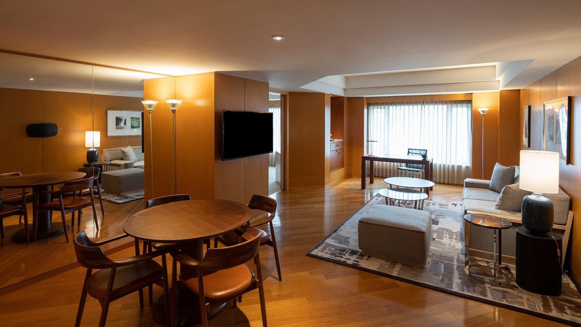 Grand Hyatt Fukuoka Executive Suite Twin Living Area