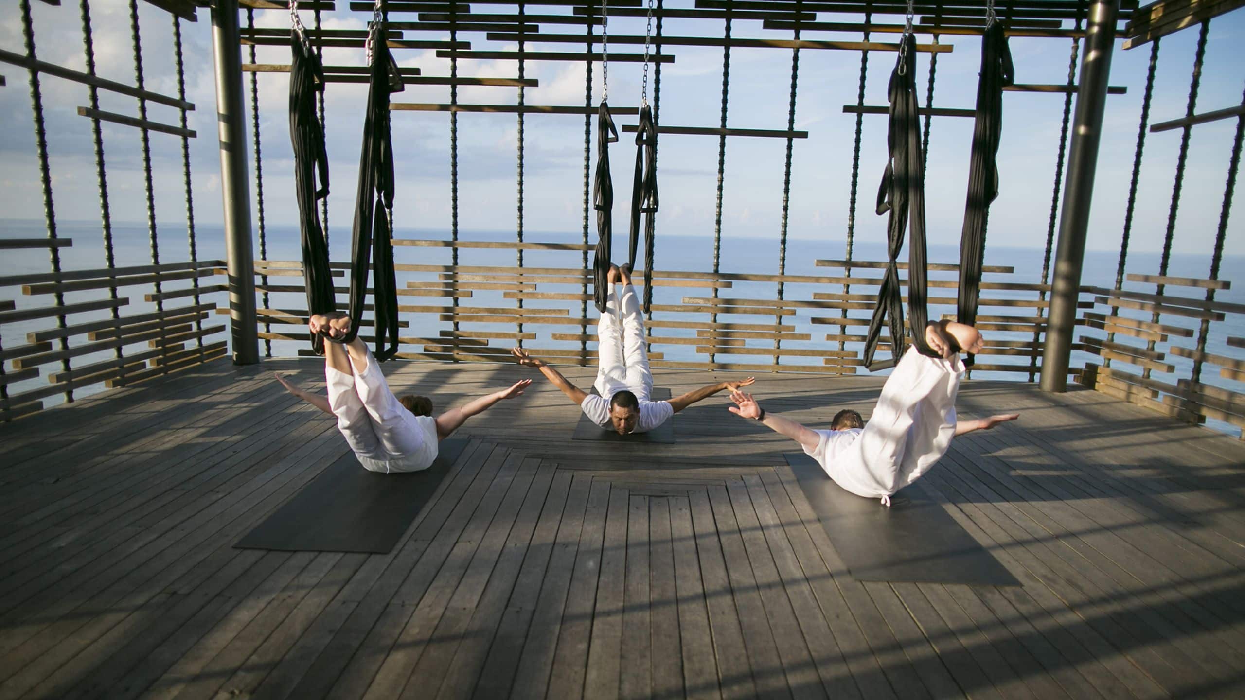 Alila Villas Uluwatu Aerial Yoga