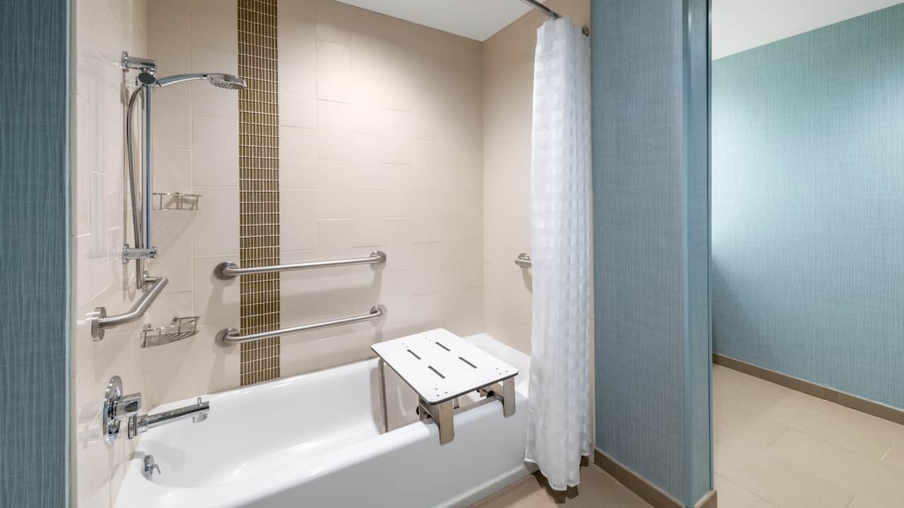 Hyatt Place San Jose Airport Accessible Guestroom Bathroom Tub in San Jose