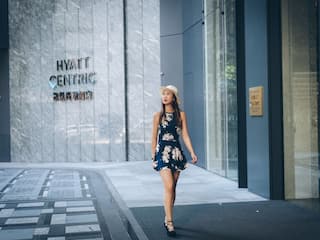 Hyatt Centric Victoria Harbour Hong Kong Front Door