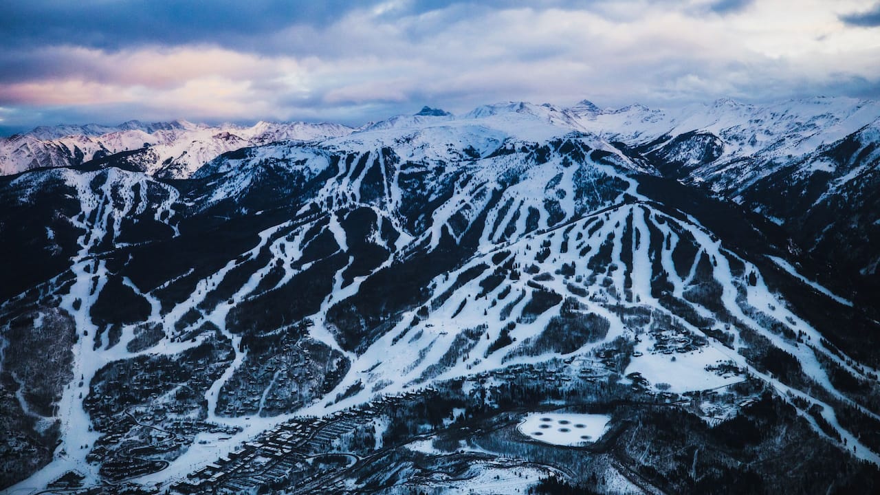 Aerial View of Snowmass Village