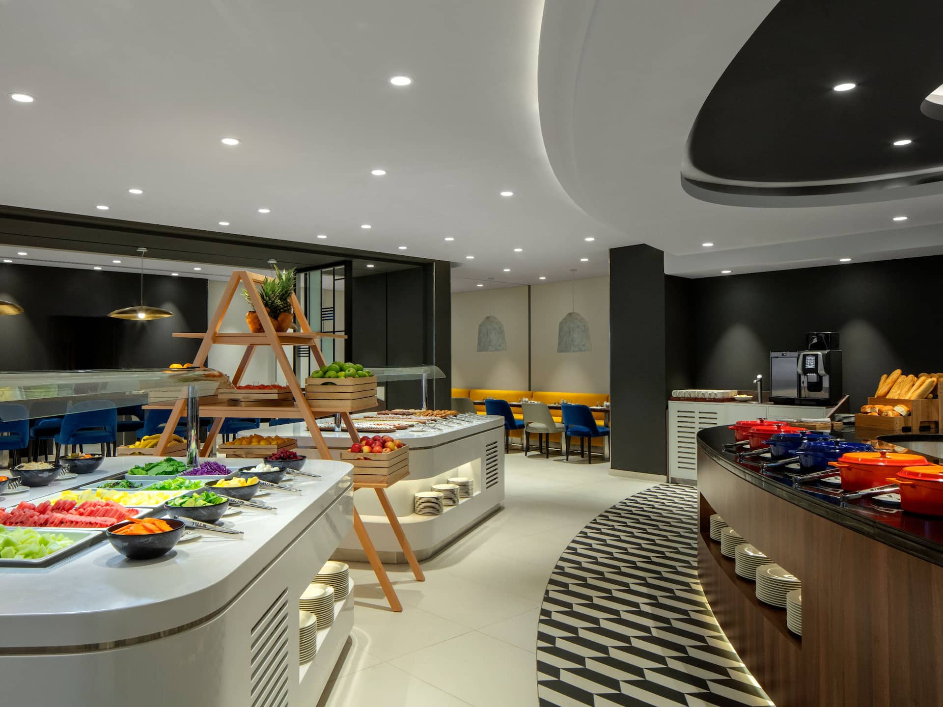 Hyatt Place Dubai Jumeirah Breakfast Setup