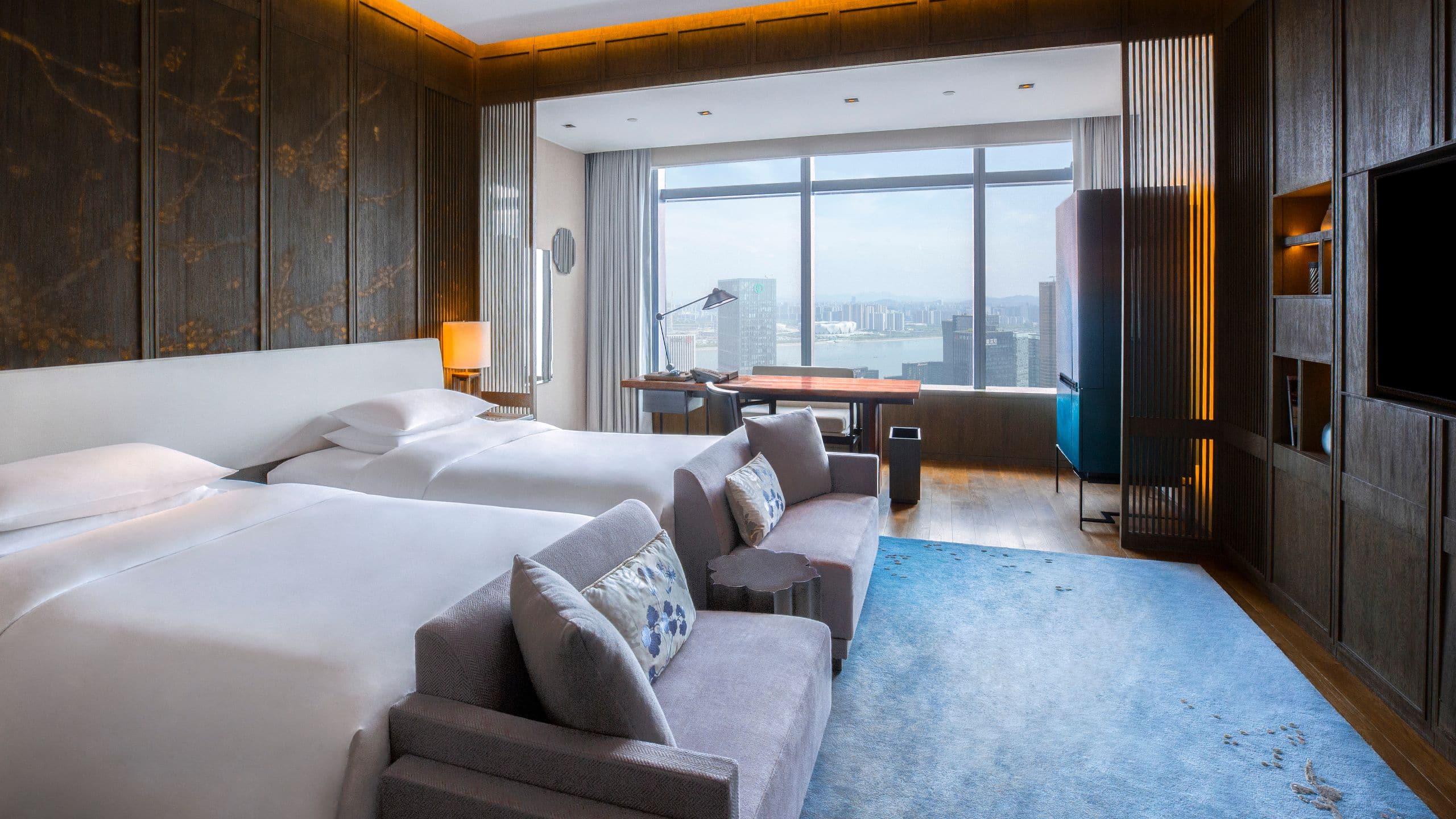 Park Hyatt Hangzhou Riverview Twin Guestroom