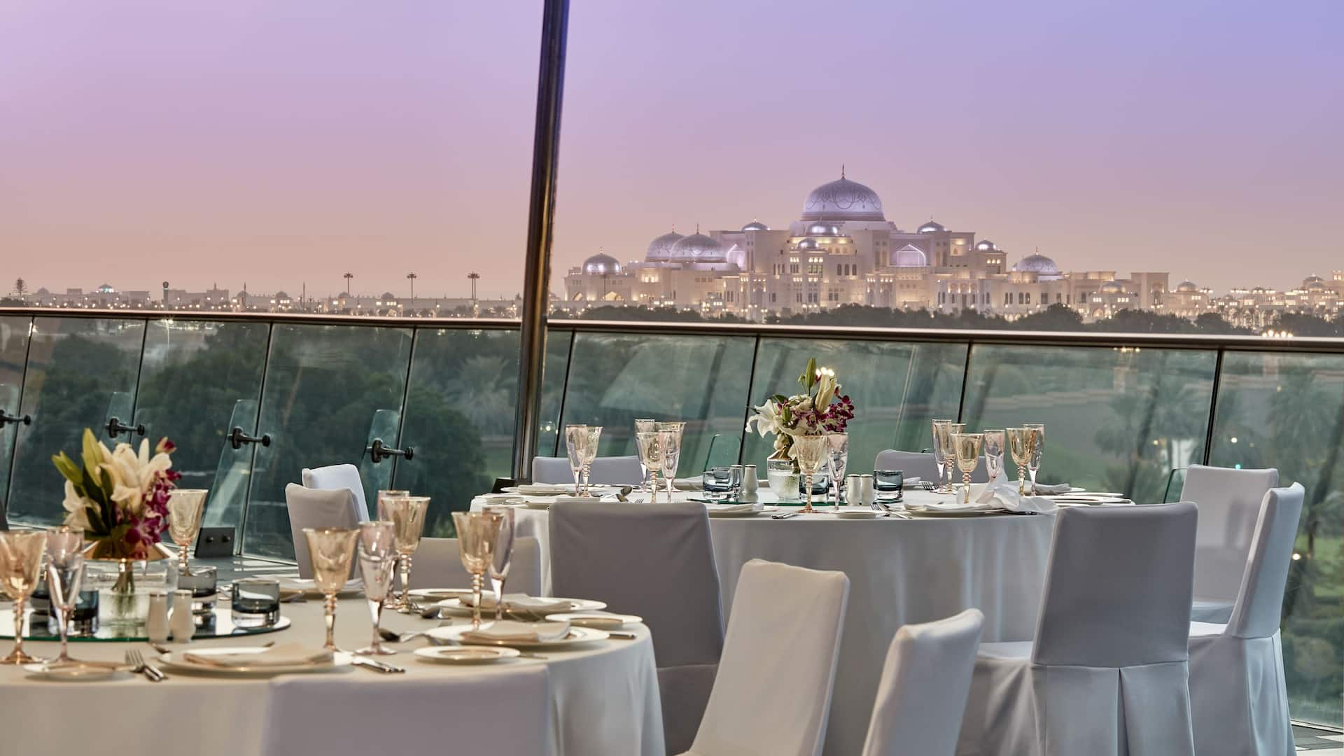 Grand Hyatt Abu Dhabi Hotel & Residences Emirates Pearl Luma Terrace Banquet Setup