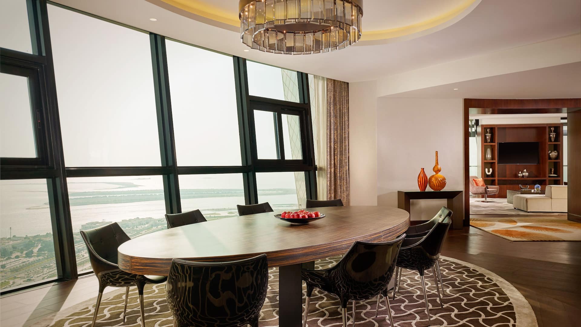 Grand Hyatt Abu Dhabi Hotel & Residences Emirates Pearl Presidential Suite Dining