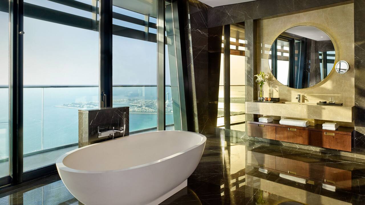 presidential suite bathroom grand hyatt abu dhabi