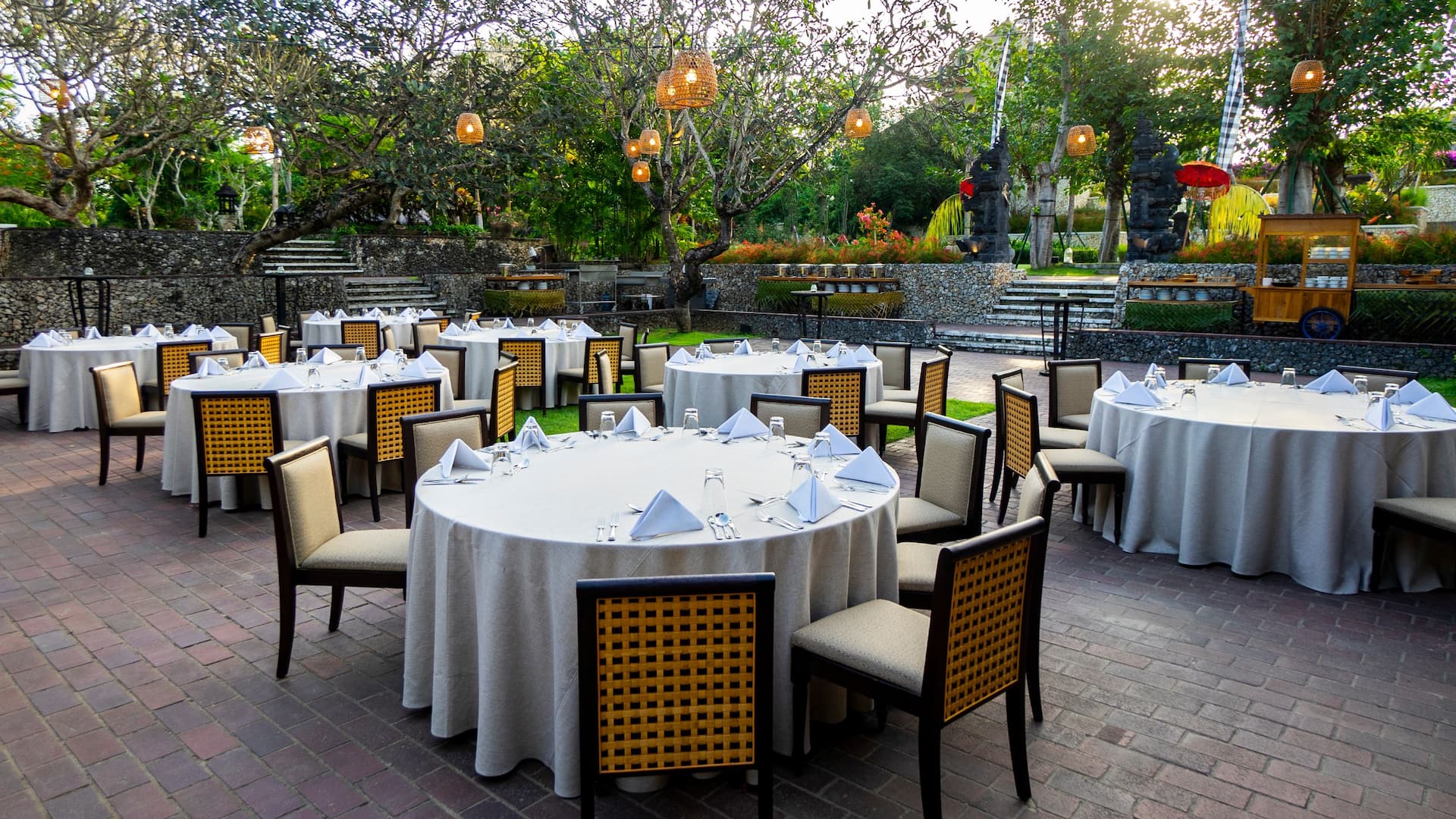 Hyatt Regency Bali Purnama Terrace Dinner Area Main Entrance
