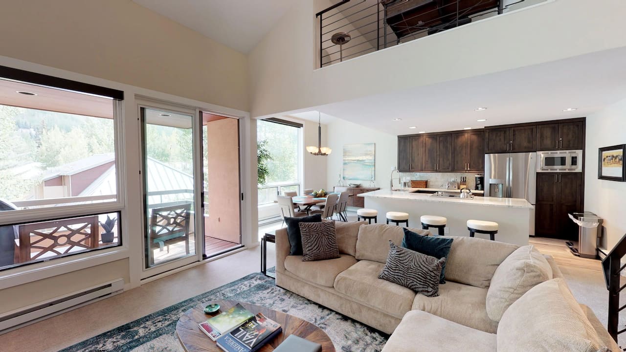 Three Bedroom and Loft Platinum Millrace Living Room