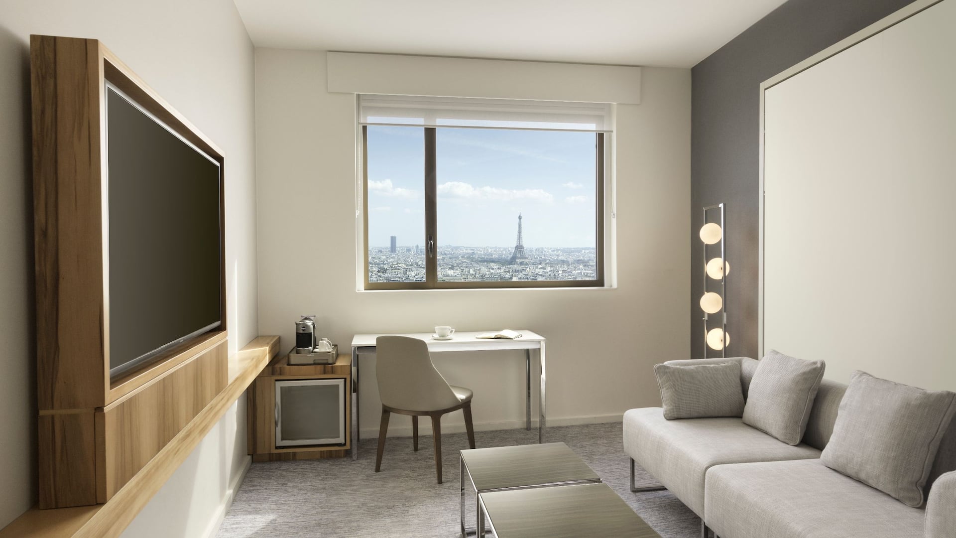 Hyatt Regency Paris Étoile Regency Suite Living Room Sofa