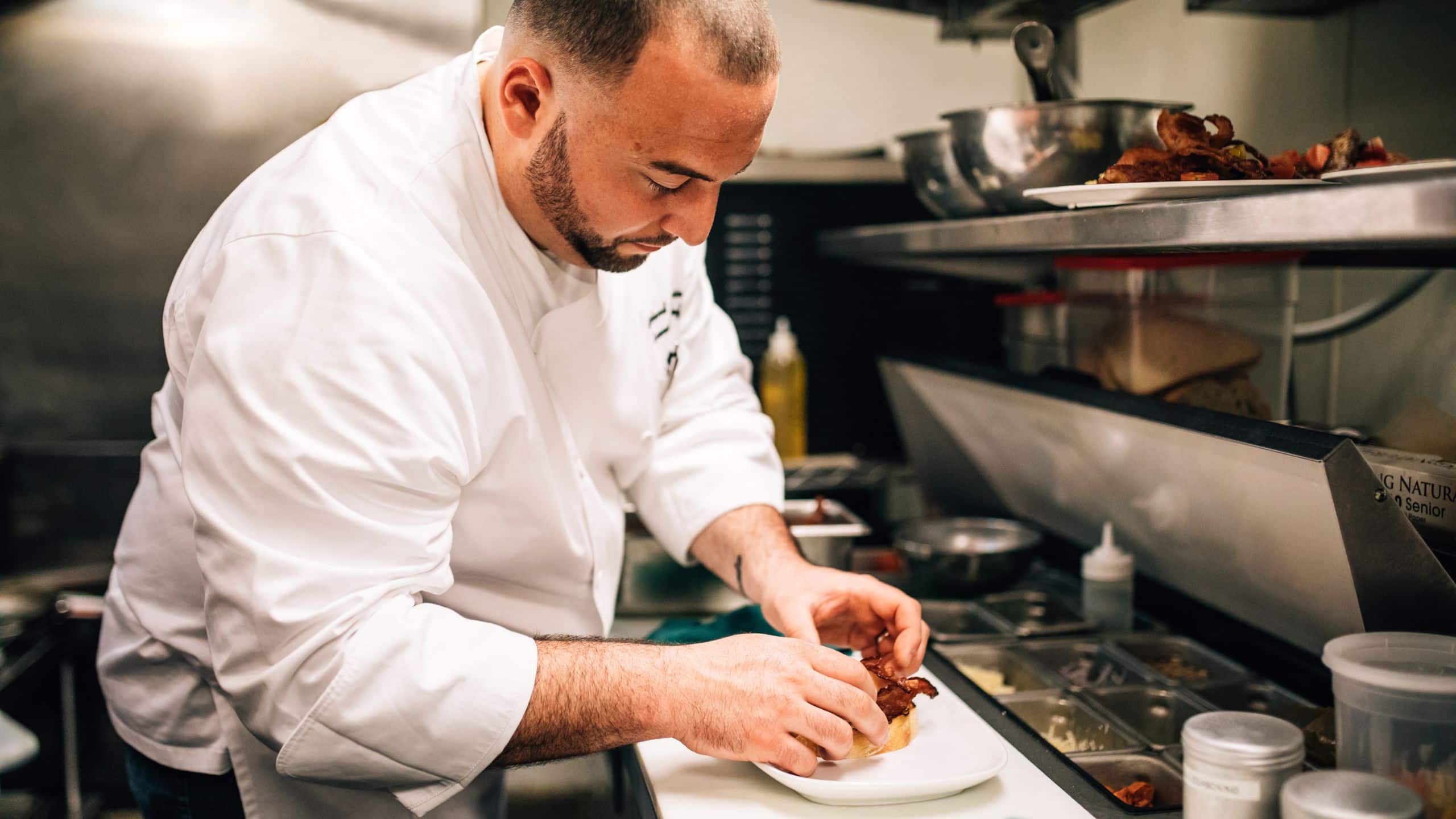 Hyatt Centric South Beach Miami Chef Prepping Food