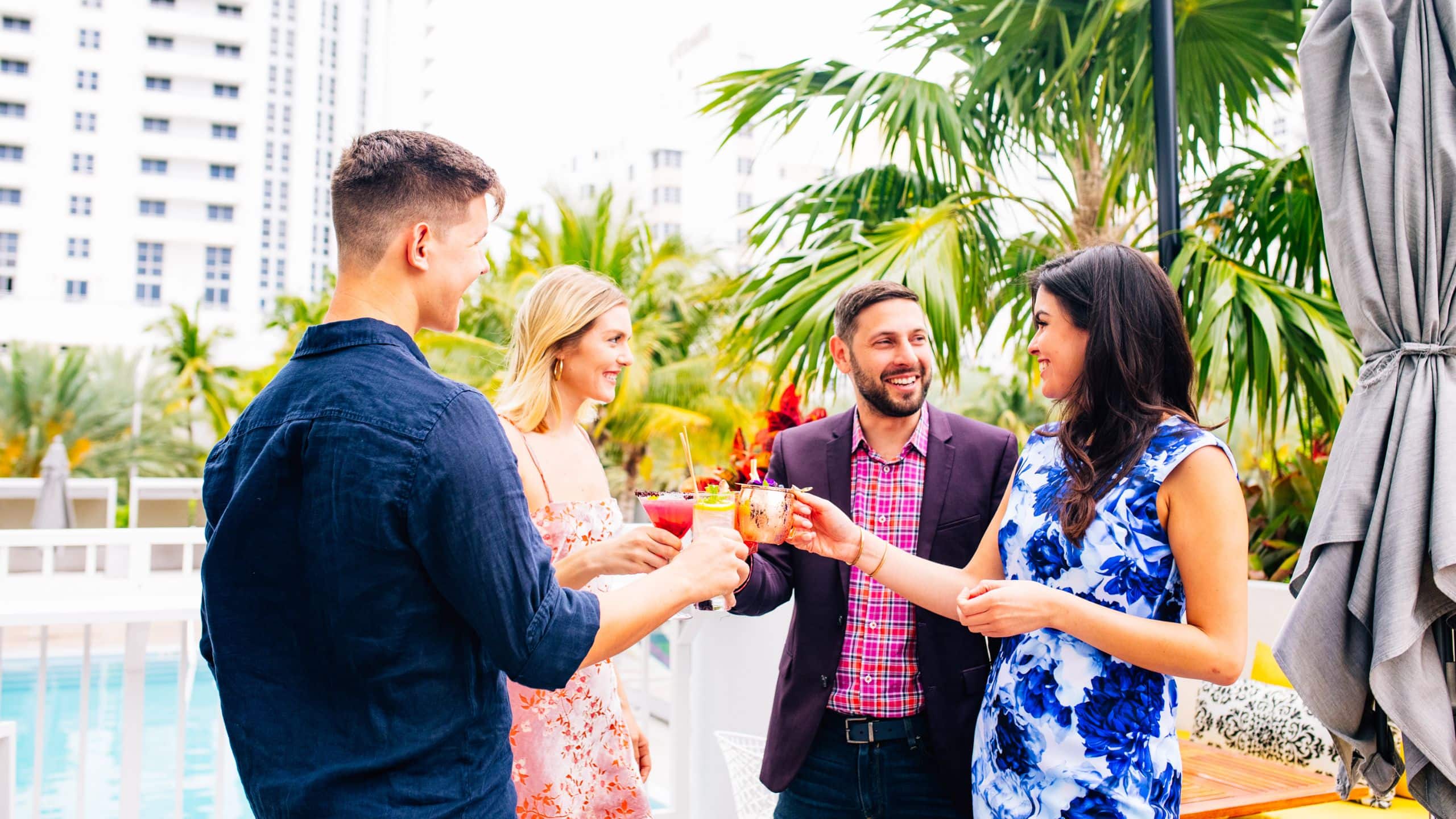 Hyatt Centric South Beach Miami Deck Sixteen Happy Hour