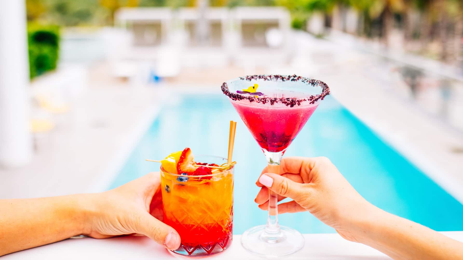 5 of 5 Hyatt Centric South Beach Miami Deck Sixteen Happy Hour Cocktails