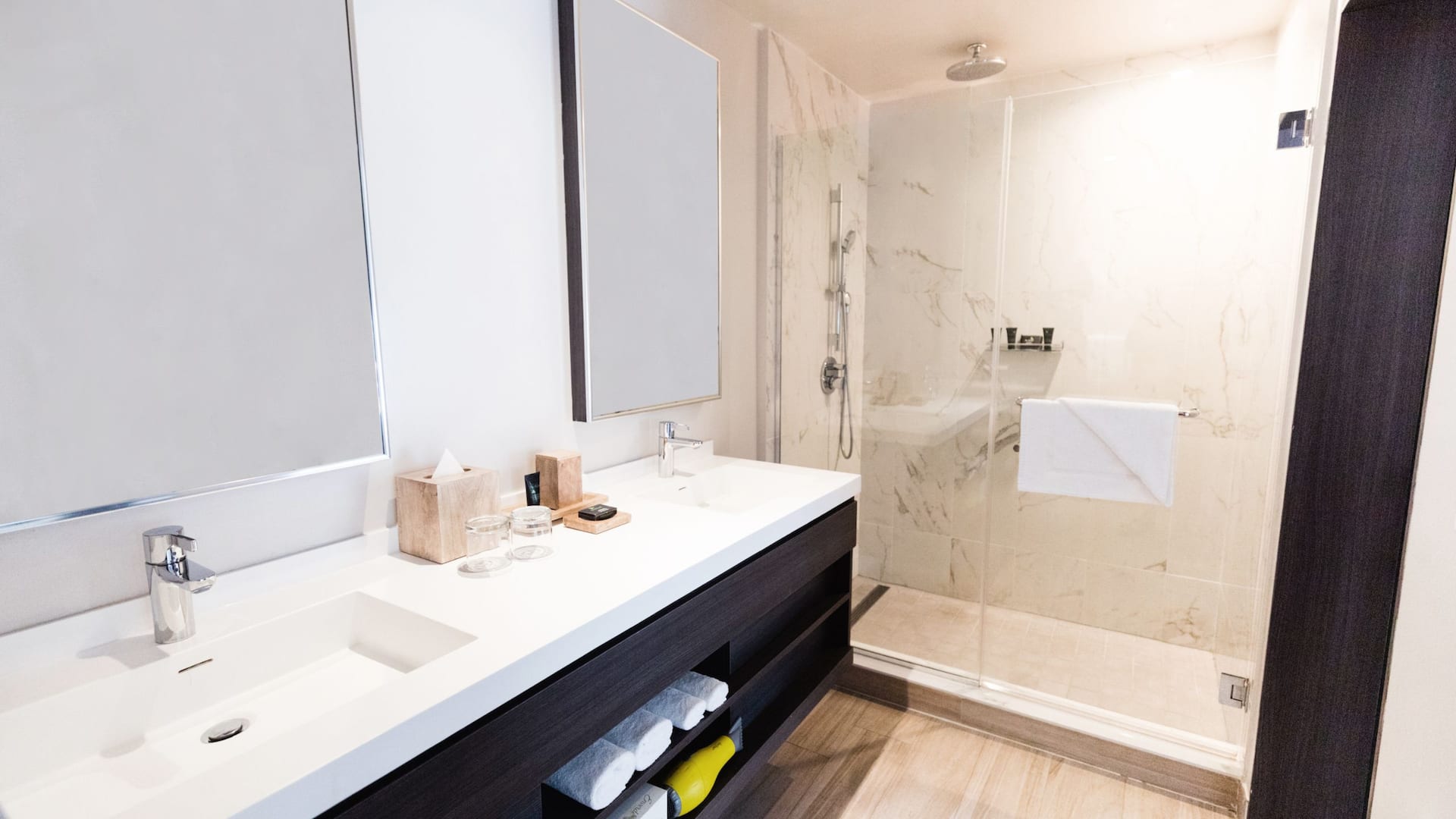 6 of 6 Hyatt Centric South Beach Miami Guest Bathroom