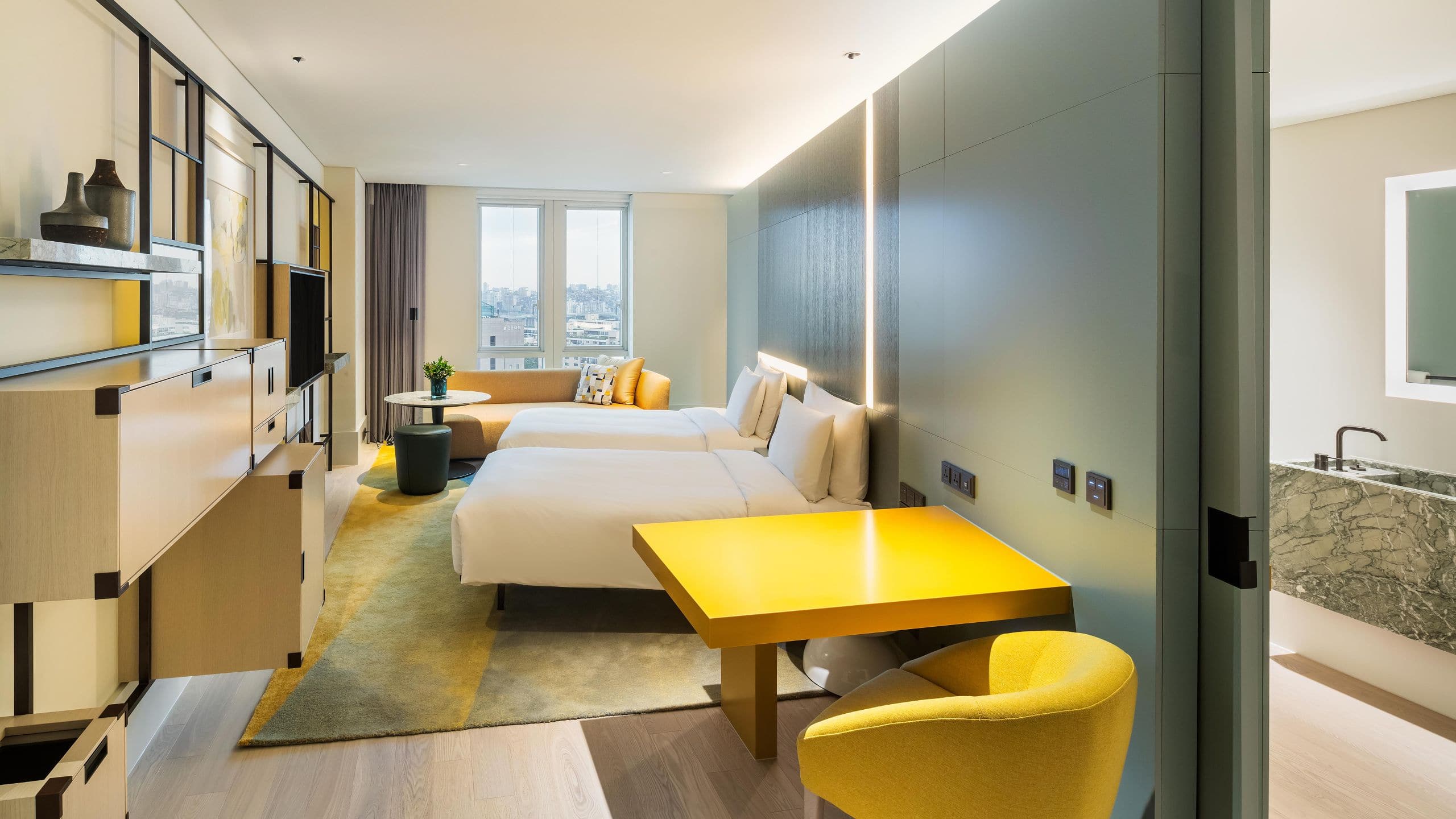 Andaz Seoul Gangnam Deluxe Two Twin Beds