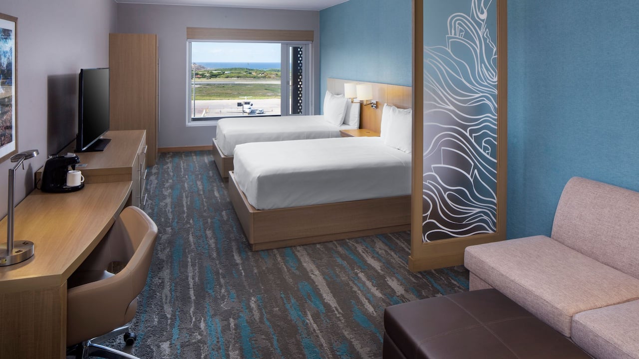 Aruba inauguró un Hotel Hilton en su aeropuerto y mirá cómo quedó! image Hyatt Place Aruba Airport P028 Two Twin