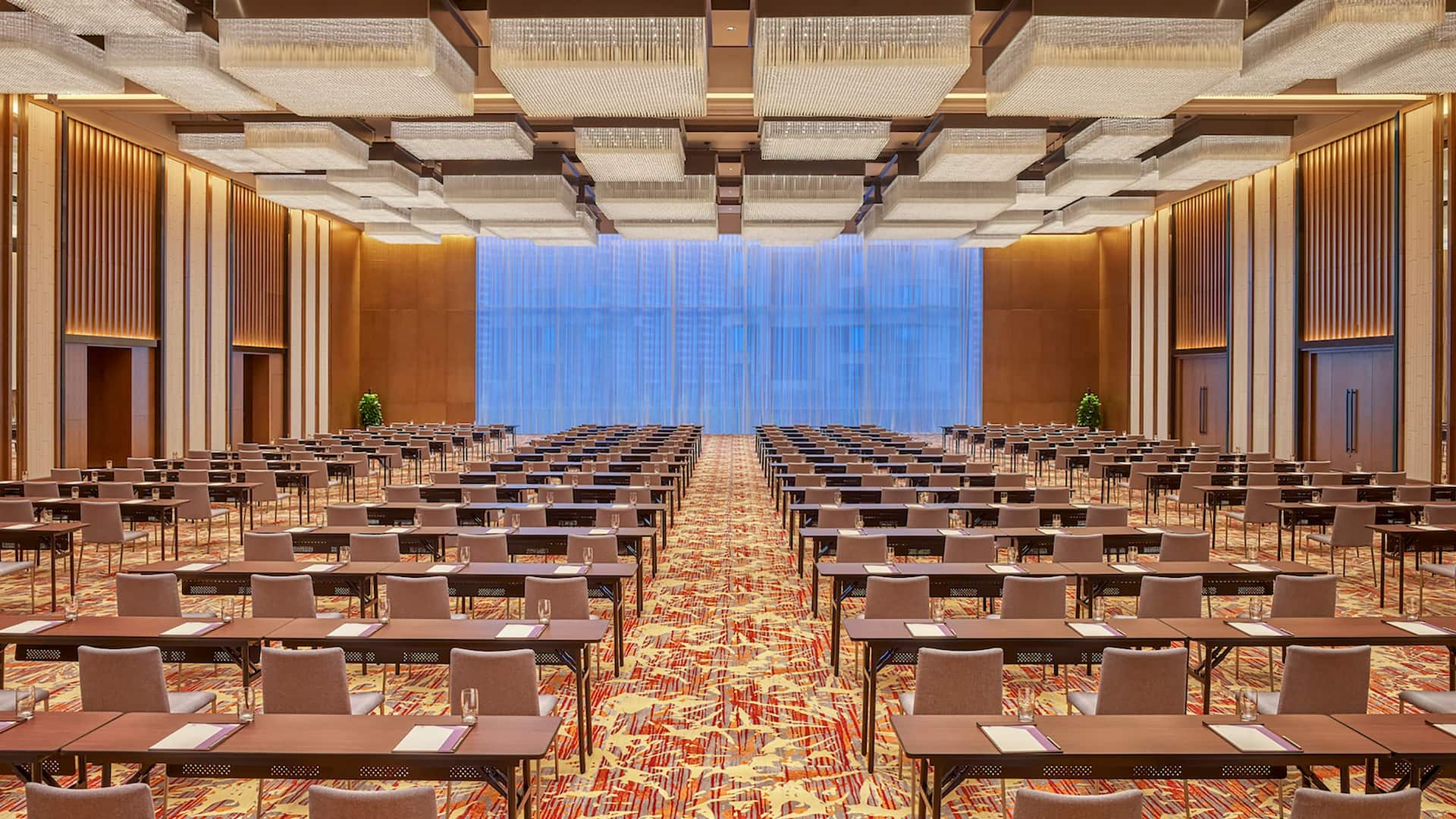 Hyatt Regency Shenzhen Yantian Ballroom Classroom Setup