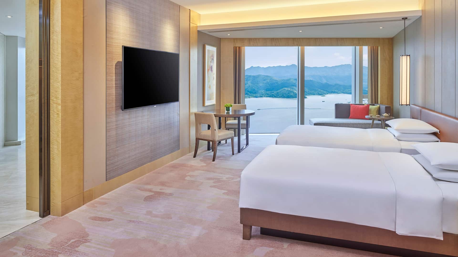 Hyatt Regency Shenzhen Yantian Twin Oceanview Deluxe Guestroom