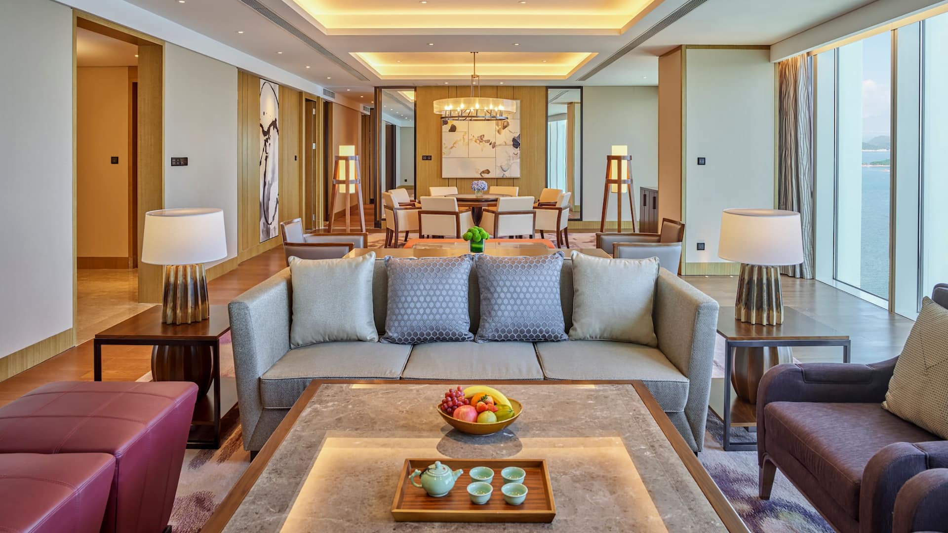 Hyatt Regency Shenzhen Yantian Presidential Suite Living Area