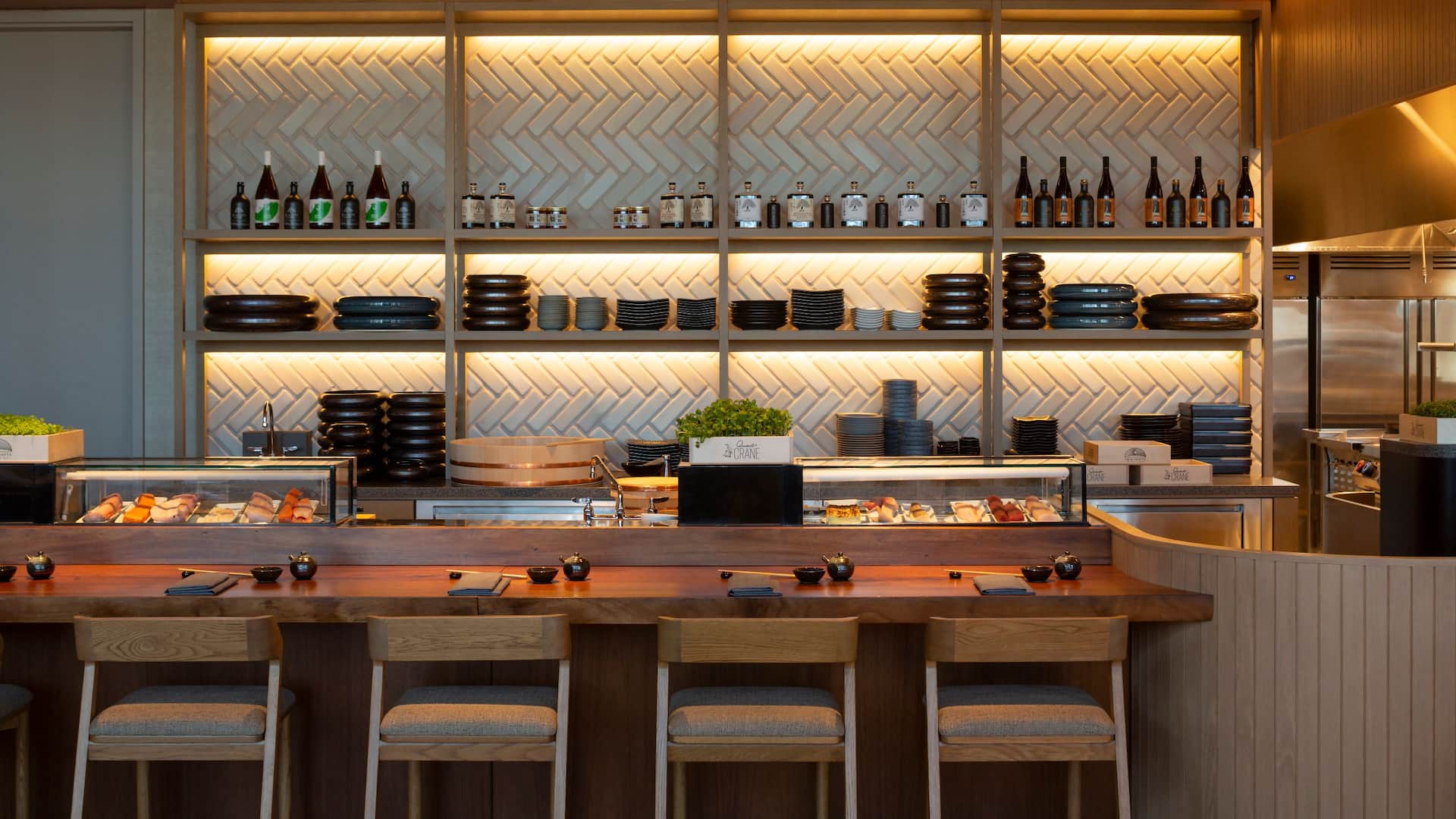 Grand Hyatt at SFO Sushi Bar Seating