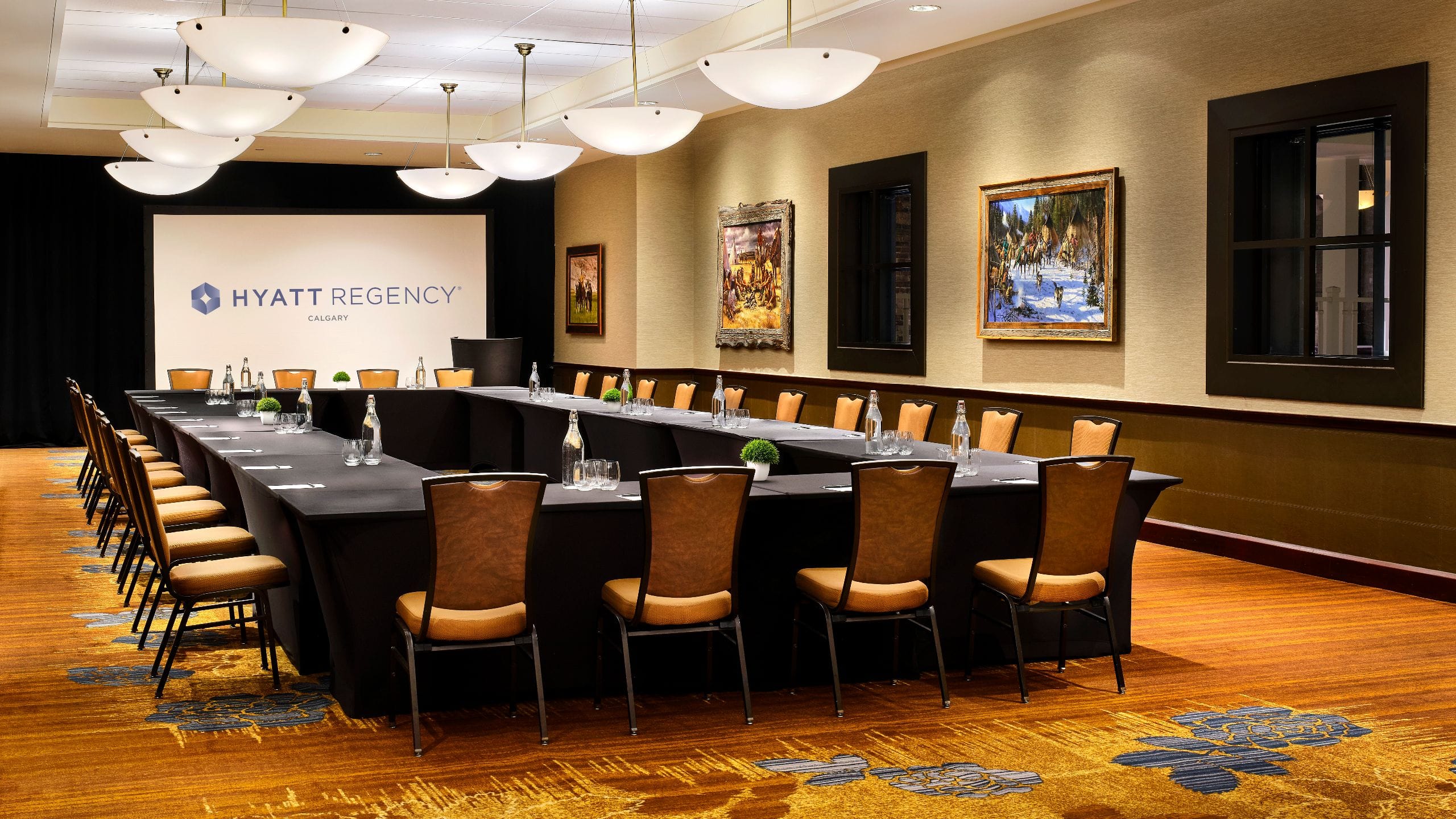 Hyatt Regency Calgary Stephen Hollow Setup