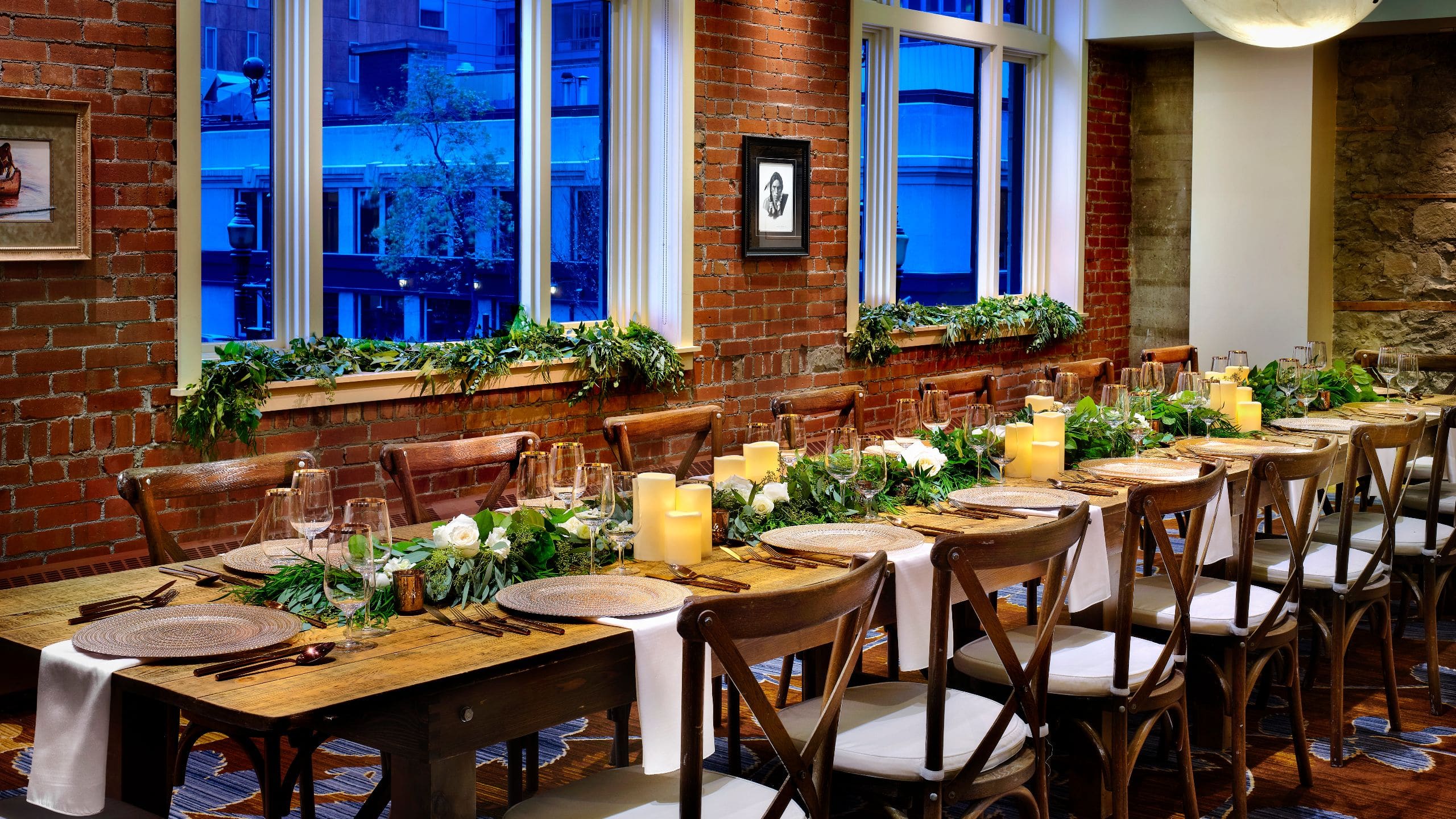 Hyatt Regency Calgary The Balcony Social Setup