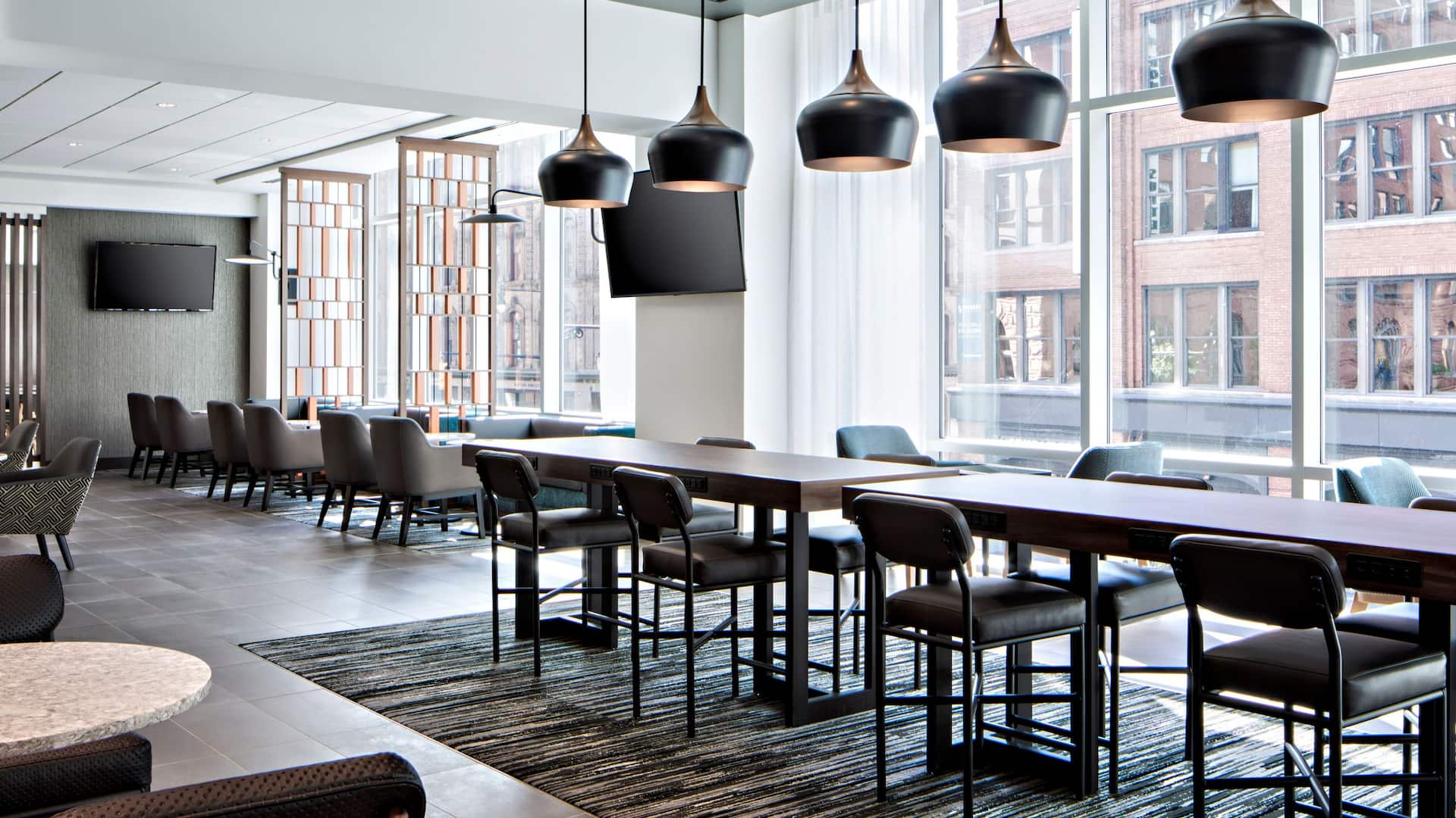 1 of 1 Hyatt Place Grand Rapids/Downtown Lobby Dining Area