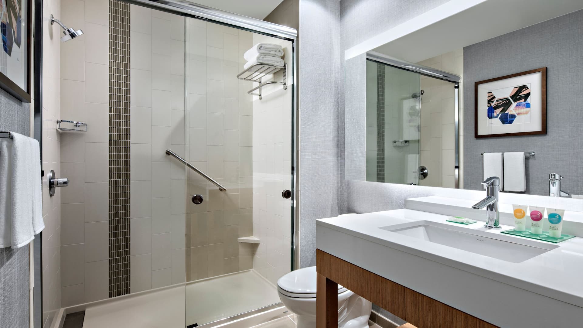 第 3，共 3 Hyatt Place Grand Rapids/Downtown Guest Bathroom