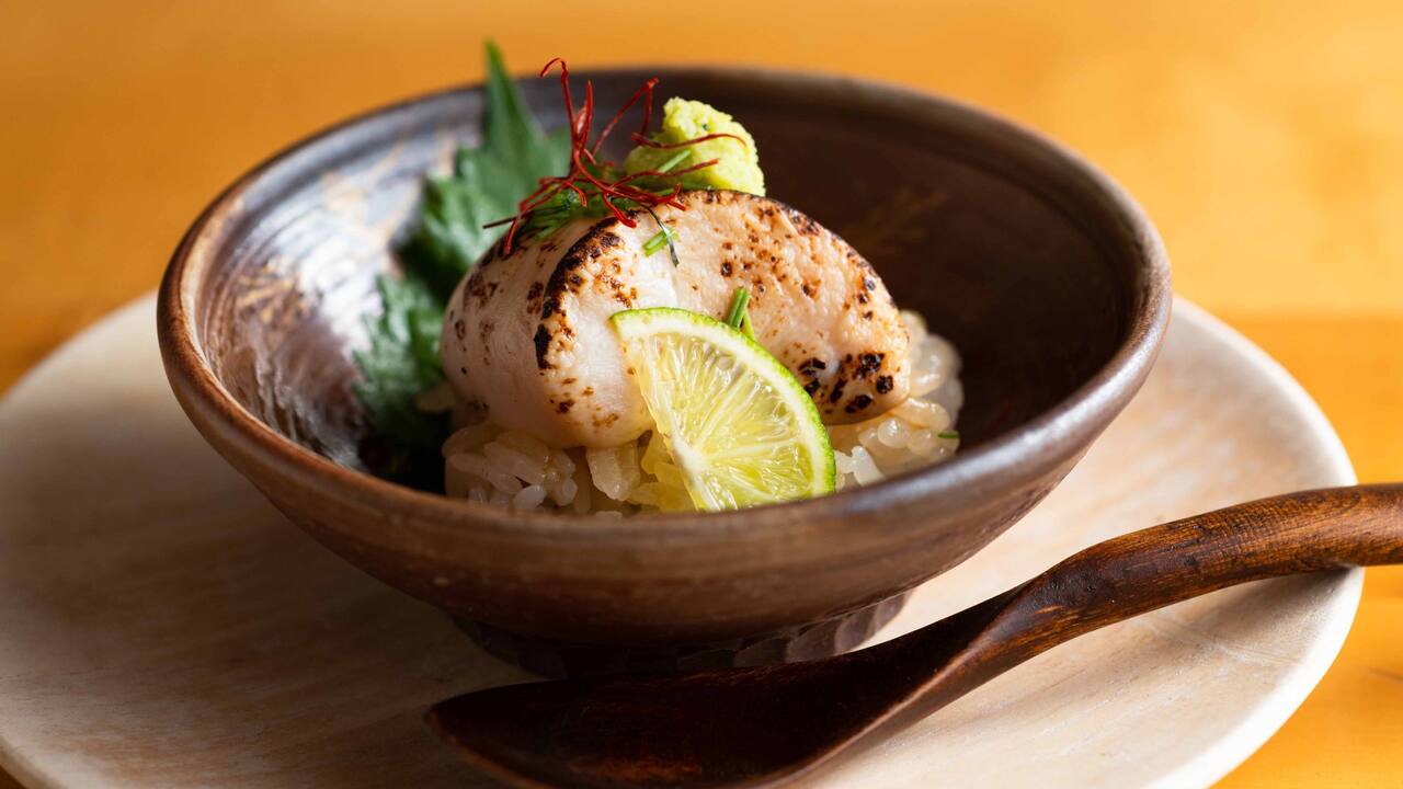 Hyatt Regency Hakone Resort & Spa| Dining Room Sushi Grilled Soft Roe of Fugu