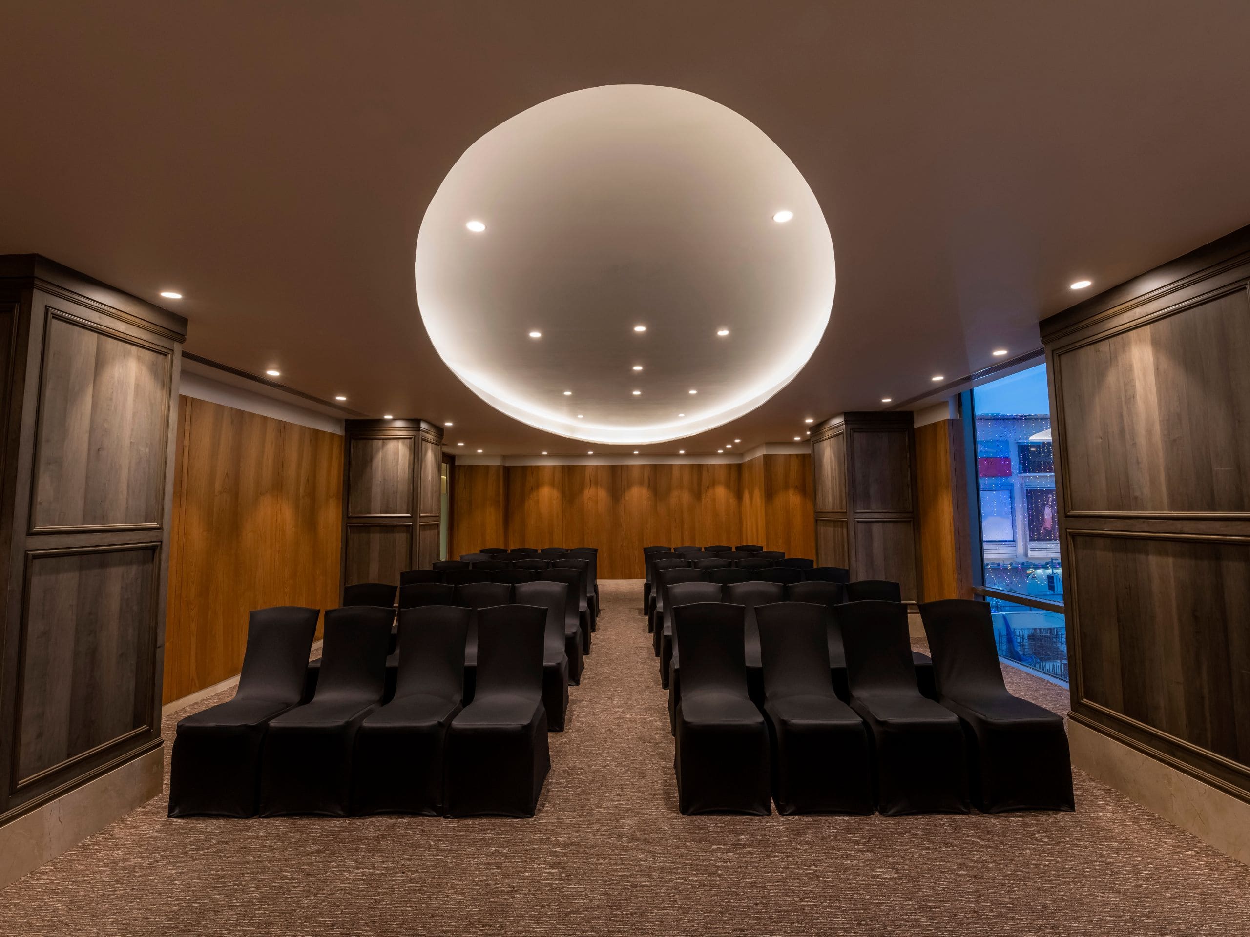 Hyatt Ahmedabad The Alpha Room Theatre Setup