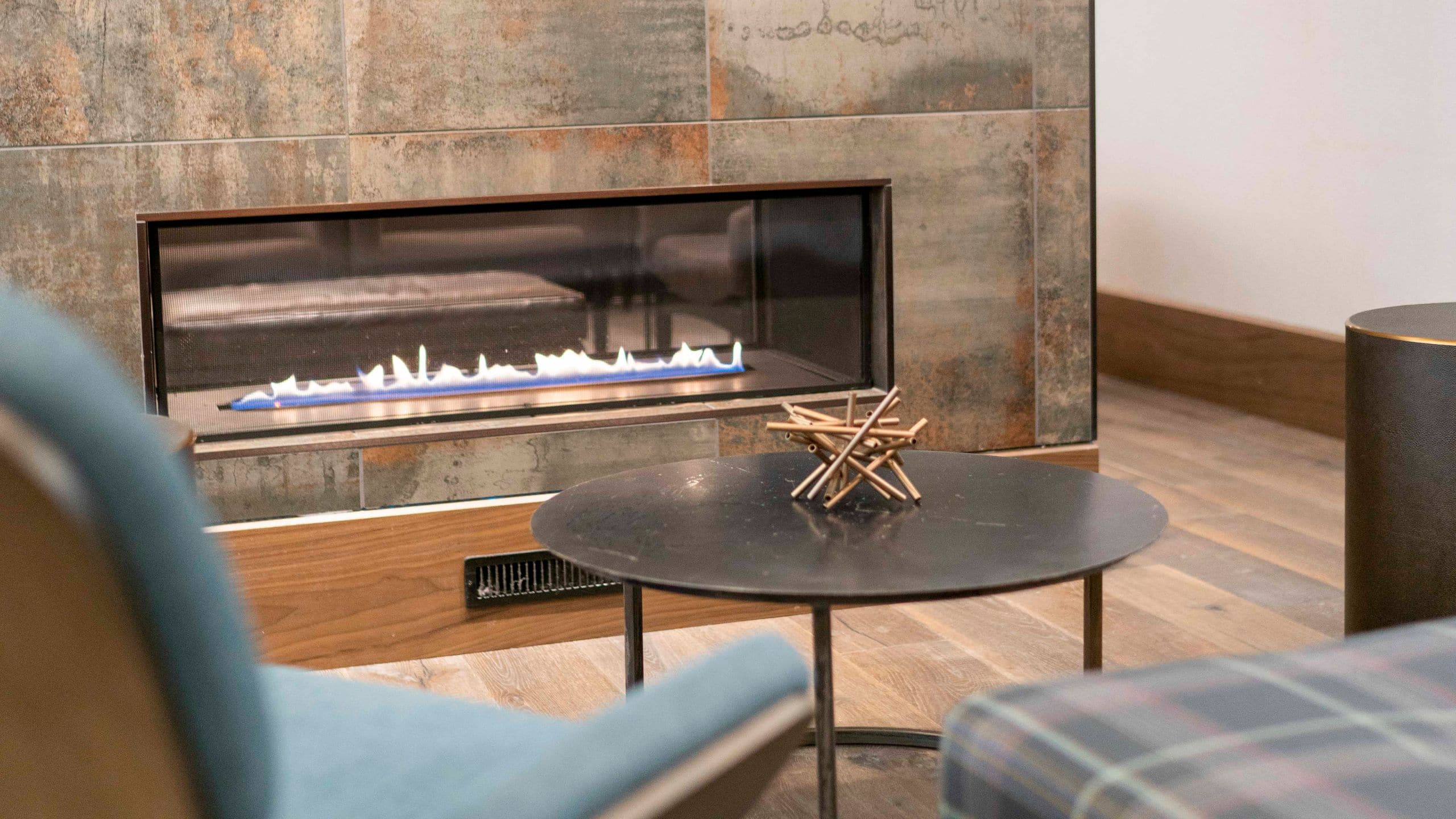 Hyatt Centric Faneuil Hall Boston Lobby Fireplace