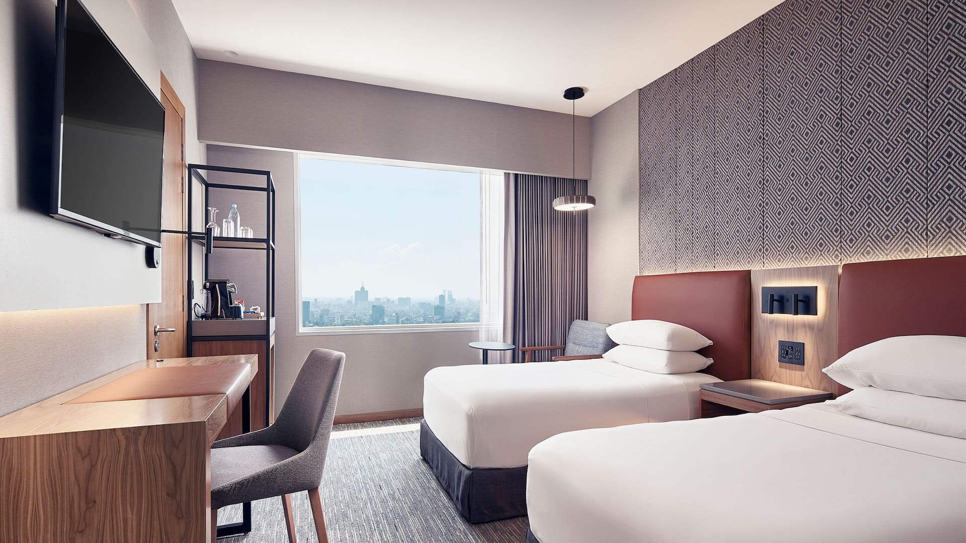 Hyatt Regency Mexico City Twin Beds Park View
