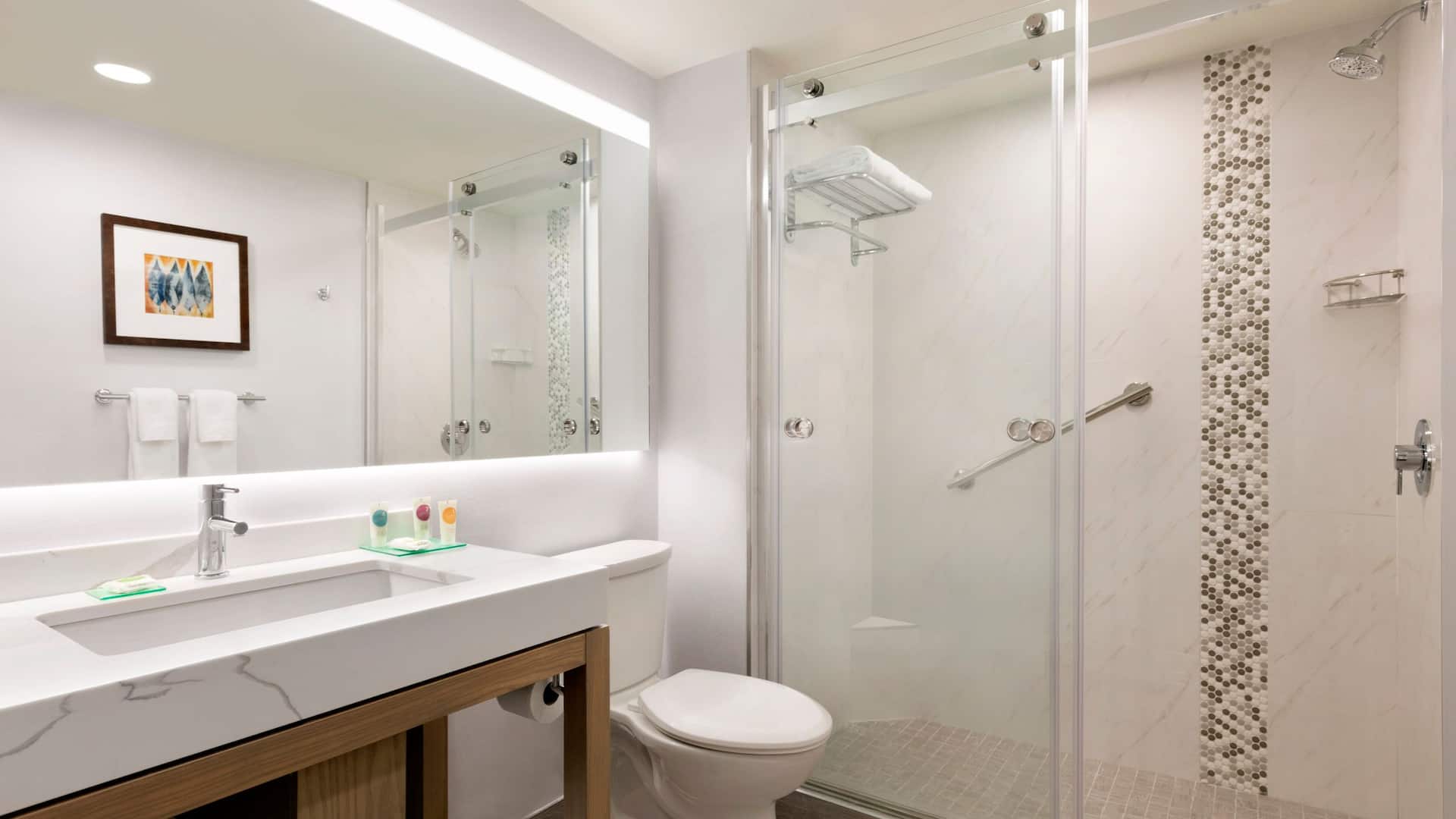 2 of 2 Hyatt Place Santa Barbara King Guest Bathroom